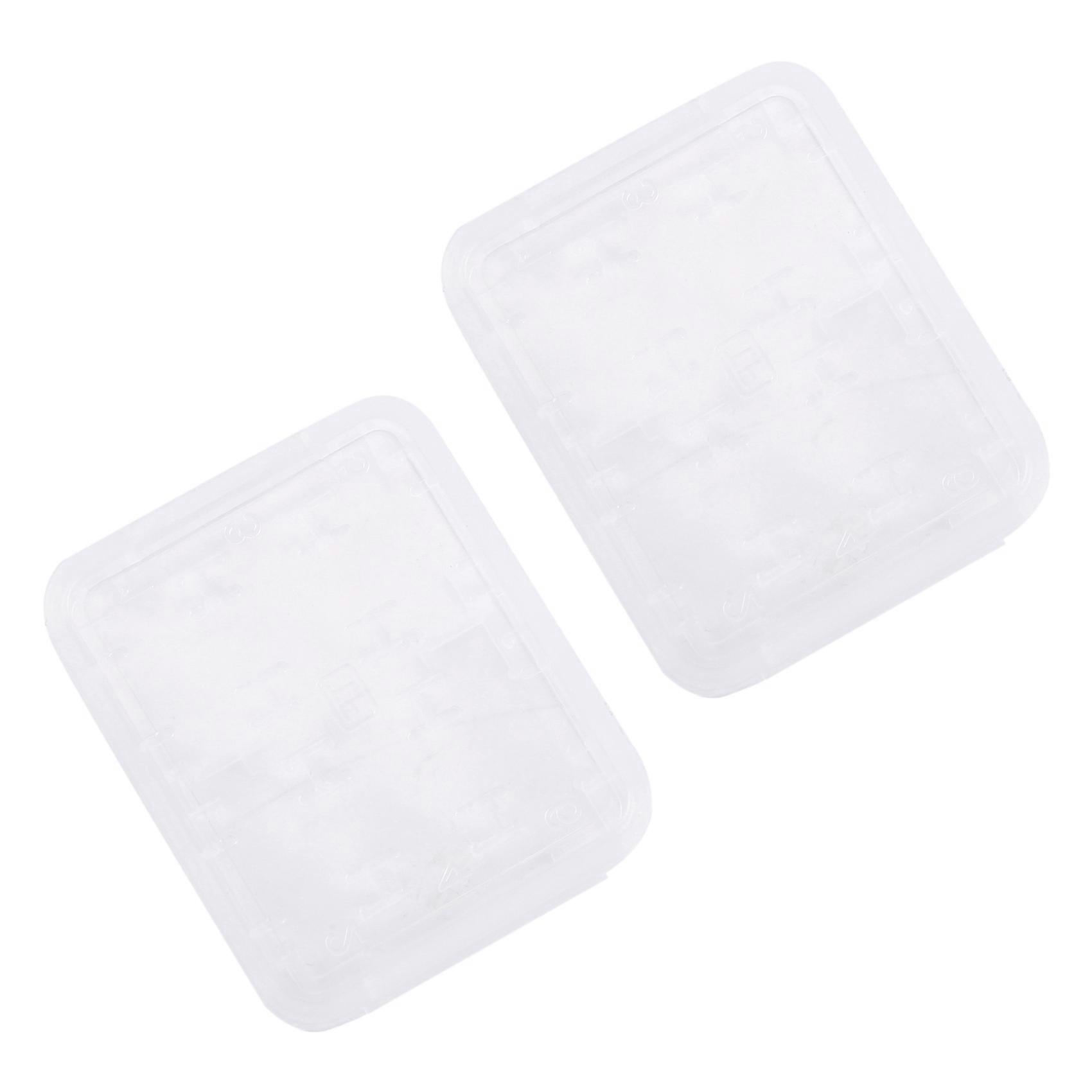 2X Eight in One Plastic Micro-SD SDHC TF MS Memory Card Storage Case Box Protector Holder