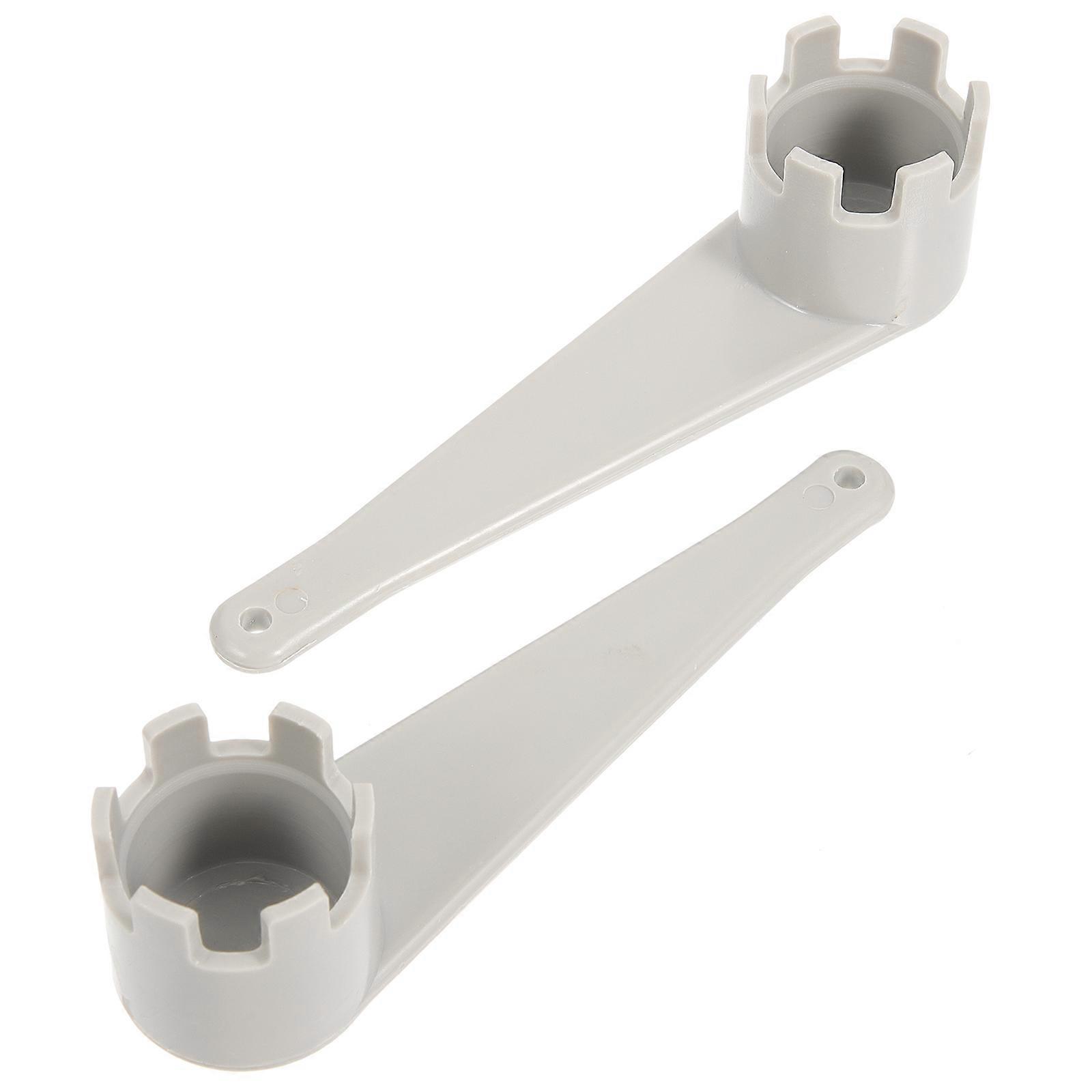 2Pcs Air Valve Wrench for Inflatable Boat Kayak with PVC Material Grey Color for Bike Use