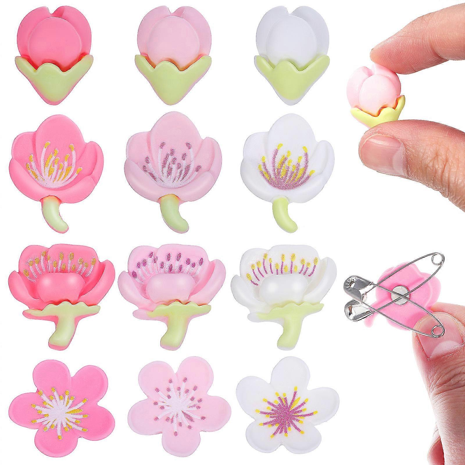 12 Pcs Aesthetic Flower Fridge Magnets – Cute Decorative Magnets for Home, Office, and Classroom – Ideal for Photos, Notes, and Memos