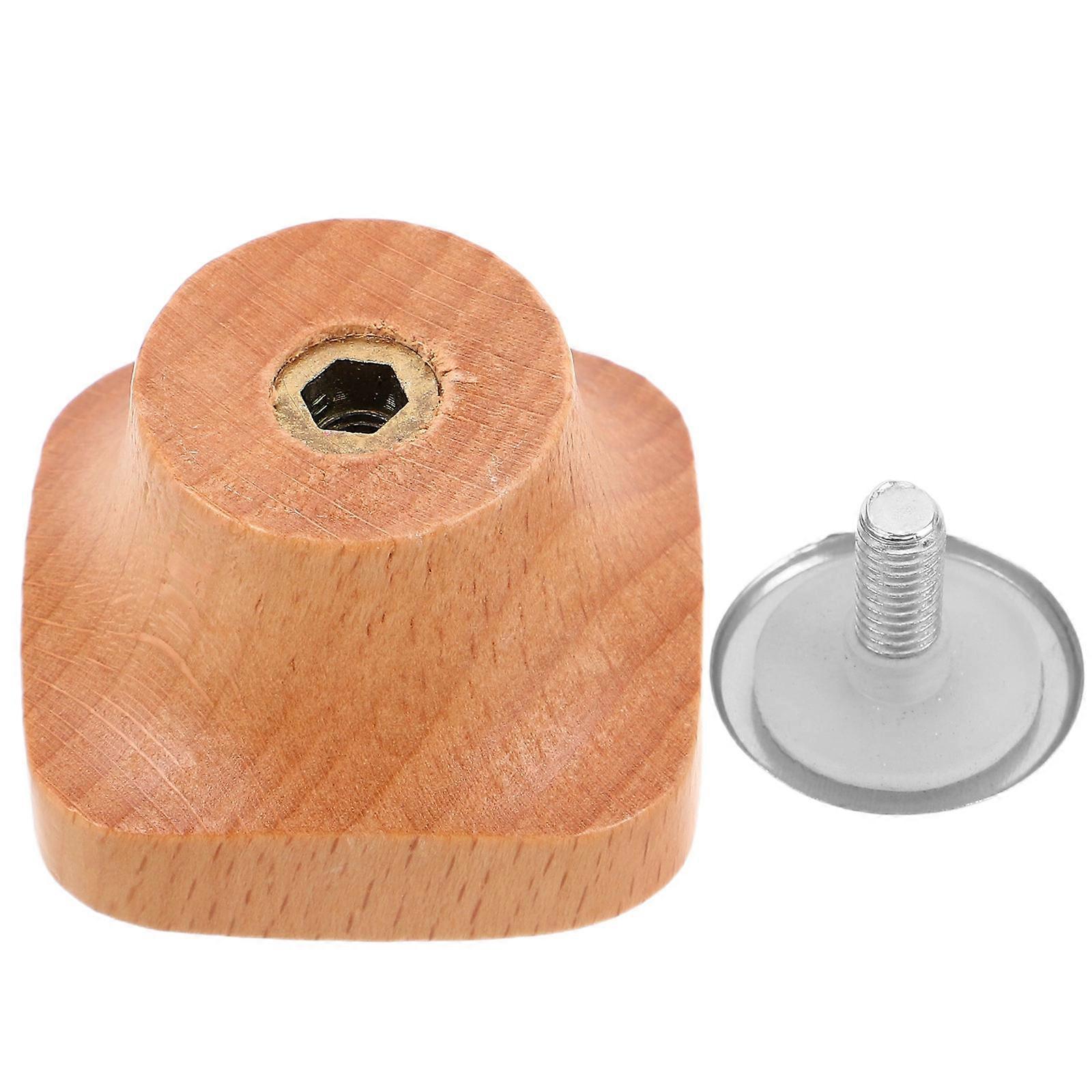 Wooden Pot Lid Handle Universal AntiScalding Knob for Cookware Lightweight Portable Heat Resistant