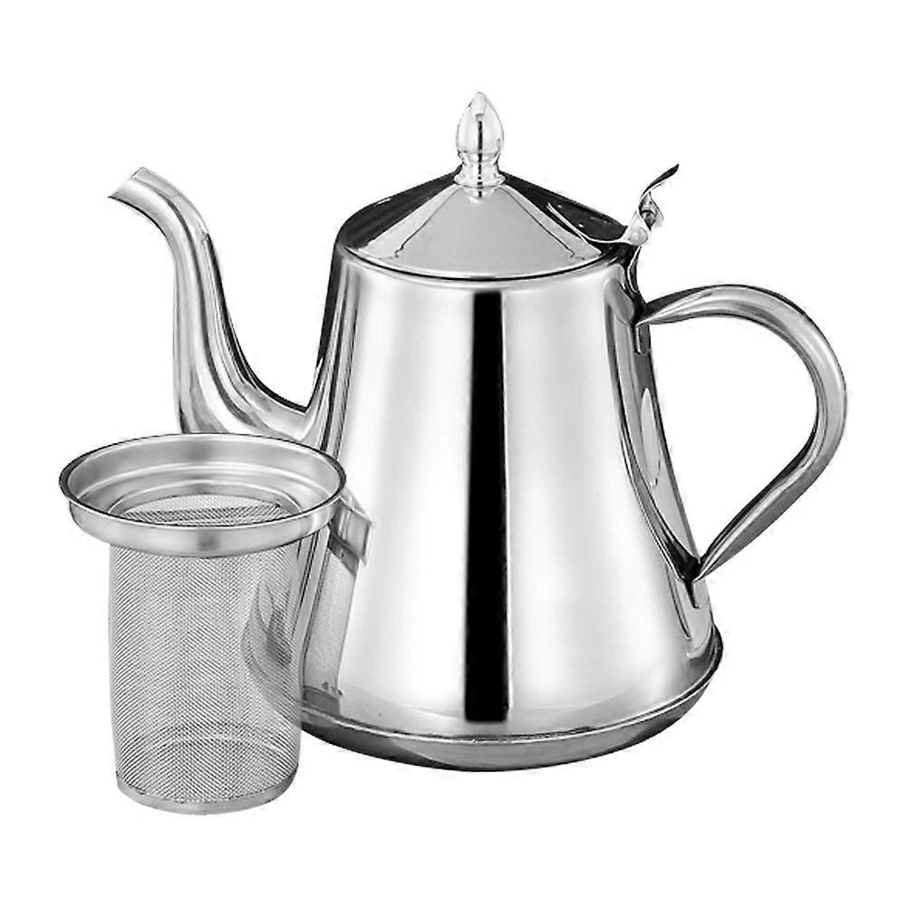 Worgeous 2000ML Office Coffee Kettle Stainless Water Pot with Long Spout for Tea and Coffee Pouring