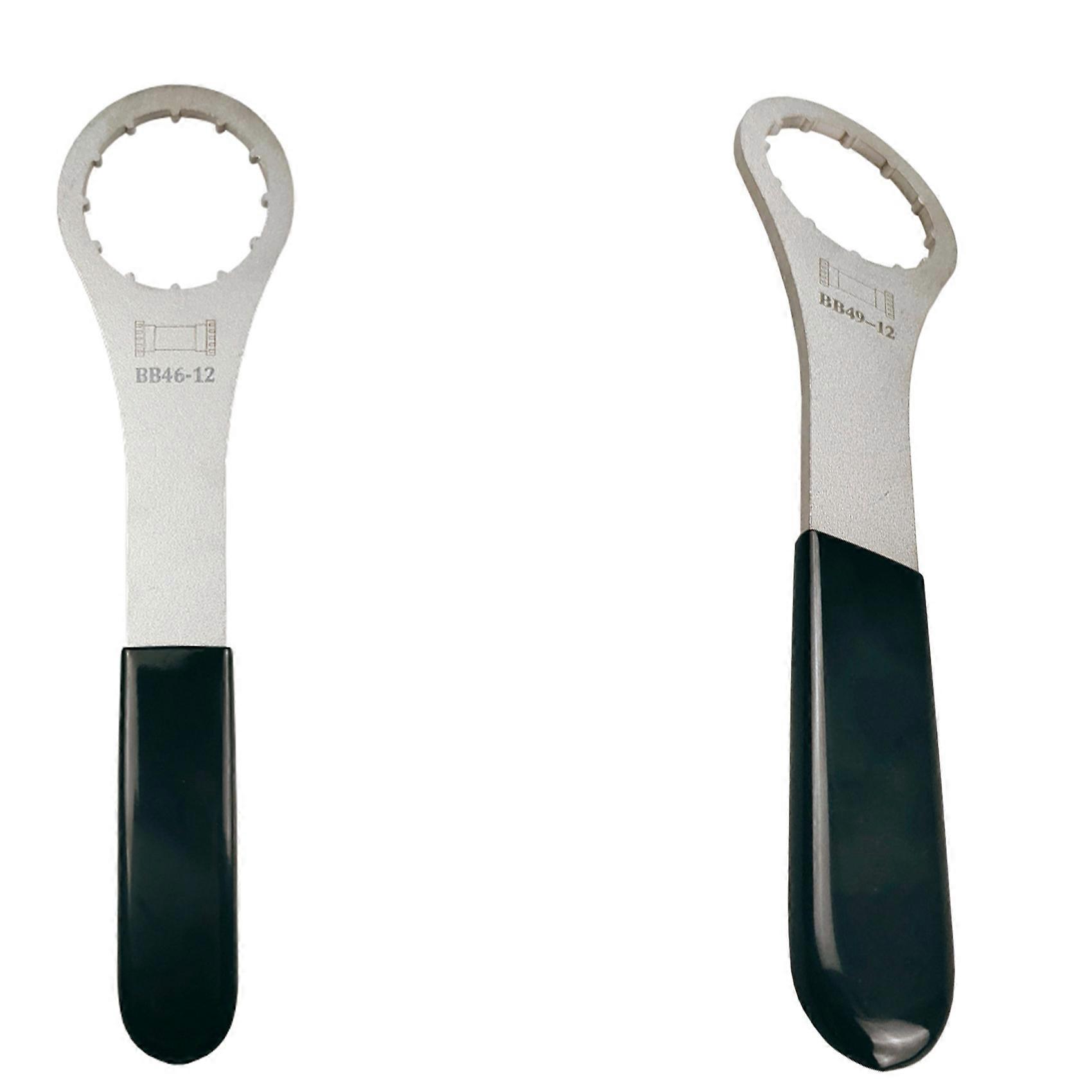 2 Pcs Bicycle Bottom Bracket Wrench Spanner Repair Tool, BB49-12 & BB46-12