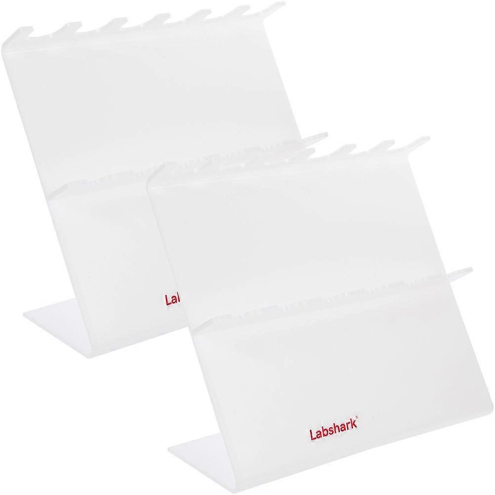 2pcs Pipette Stand Linear Pipette Holder Micro Pipette Rack Sampling Pipette Storage Rack