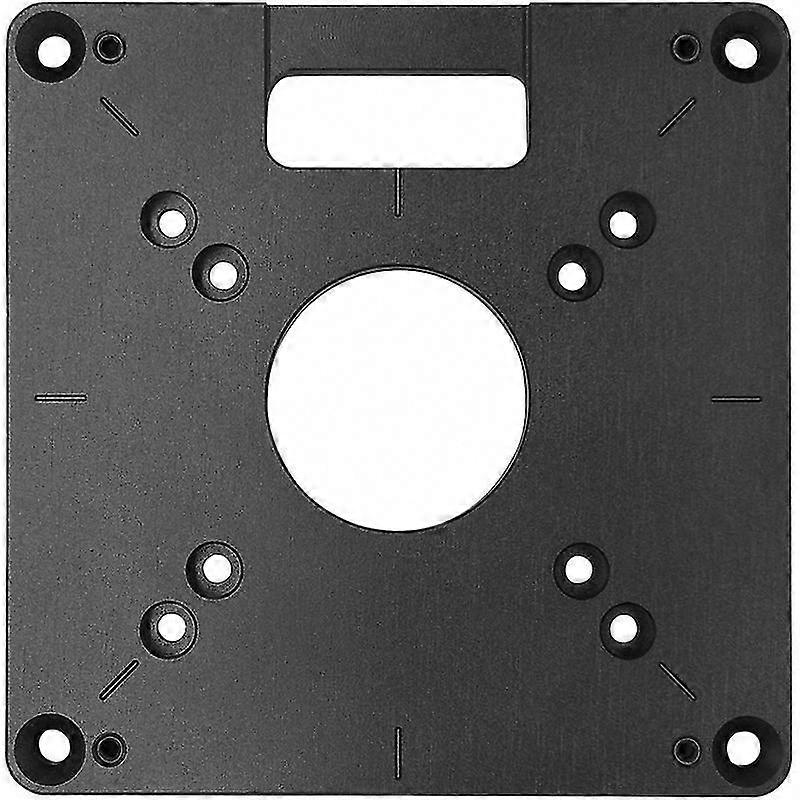Aluminum Alloy Router Table Plate Insert for Wood Trimming & Engraving Machine Bench Table