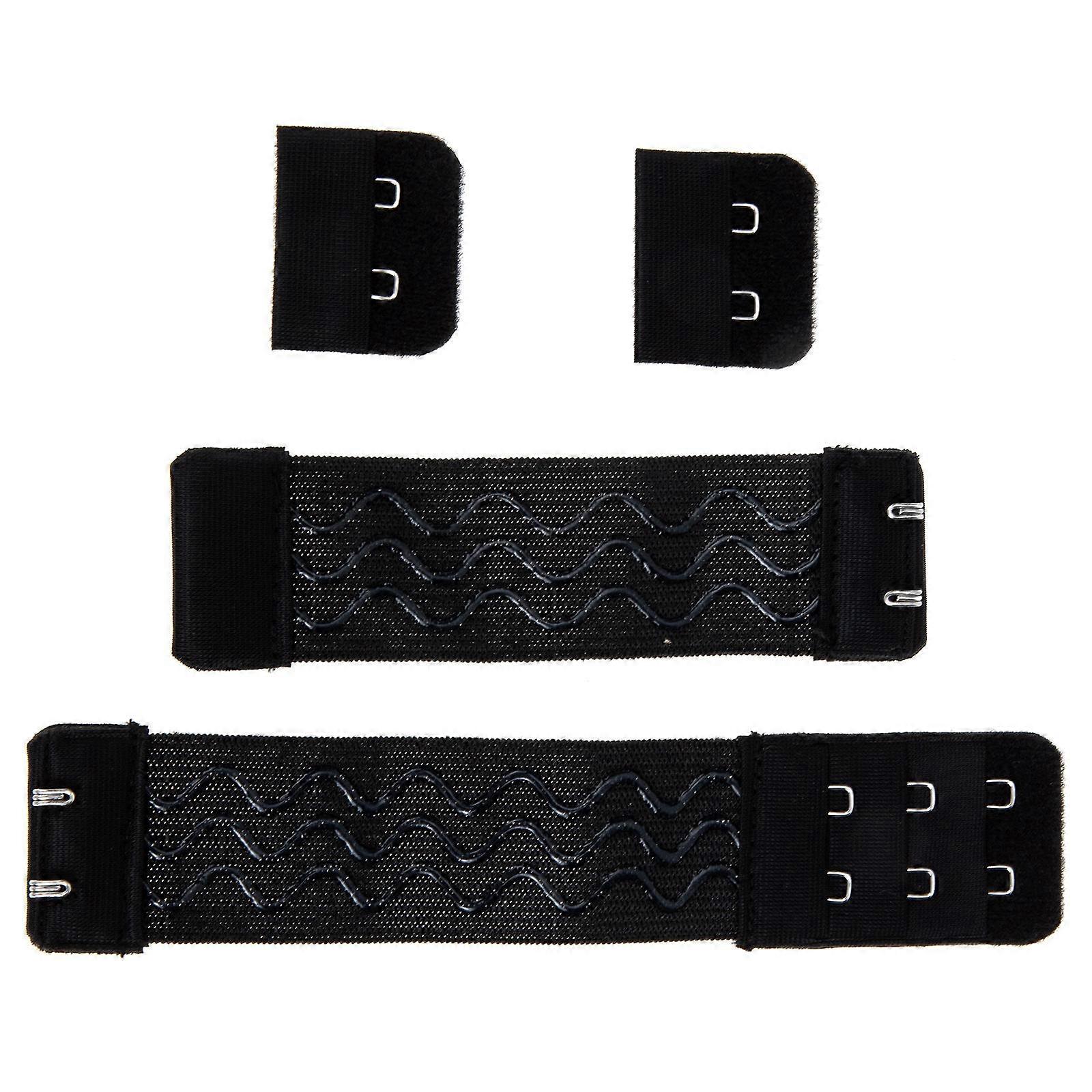 Strap Extension Women Bra Extender Adjustable Buckle Elastic Design Daily Use 4Pack