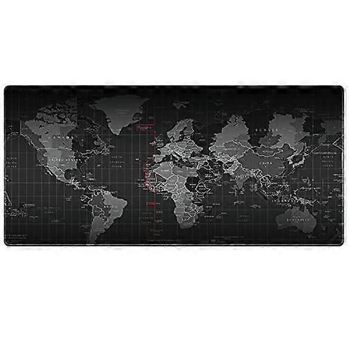 Extended Xxxl Gaming Mouse Pad 35.4' x 15.7' NonSlip Rubber Base Textured Fabric Precision Control (World Map)