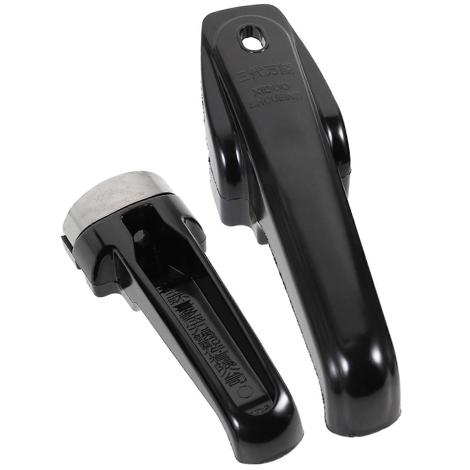 1 Set of Pressure Cooker Handle Replacement Ergonomic Kitchen Use Durable Black