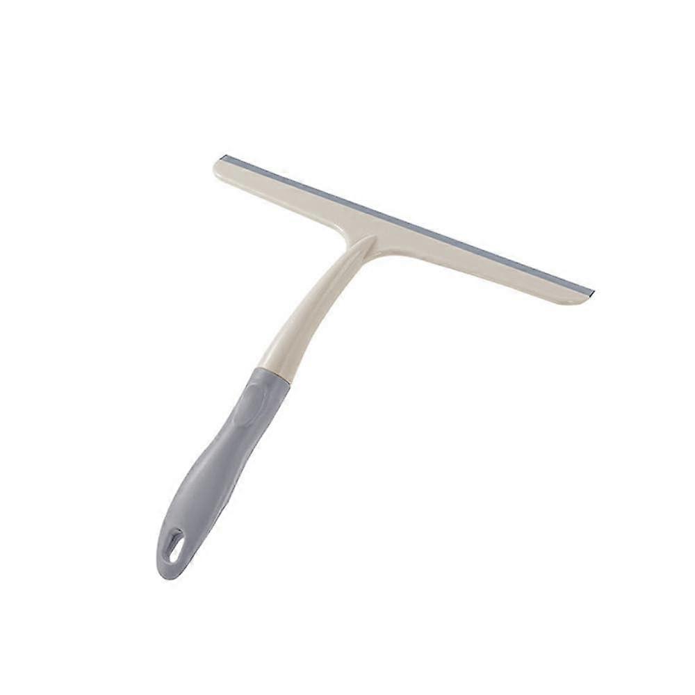 Silicone Scraper, Shower Squeegee, Glass Cleaning Tool, Beige 24.5x25cm