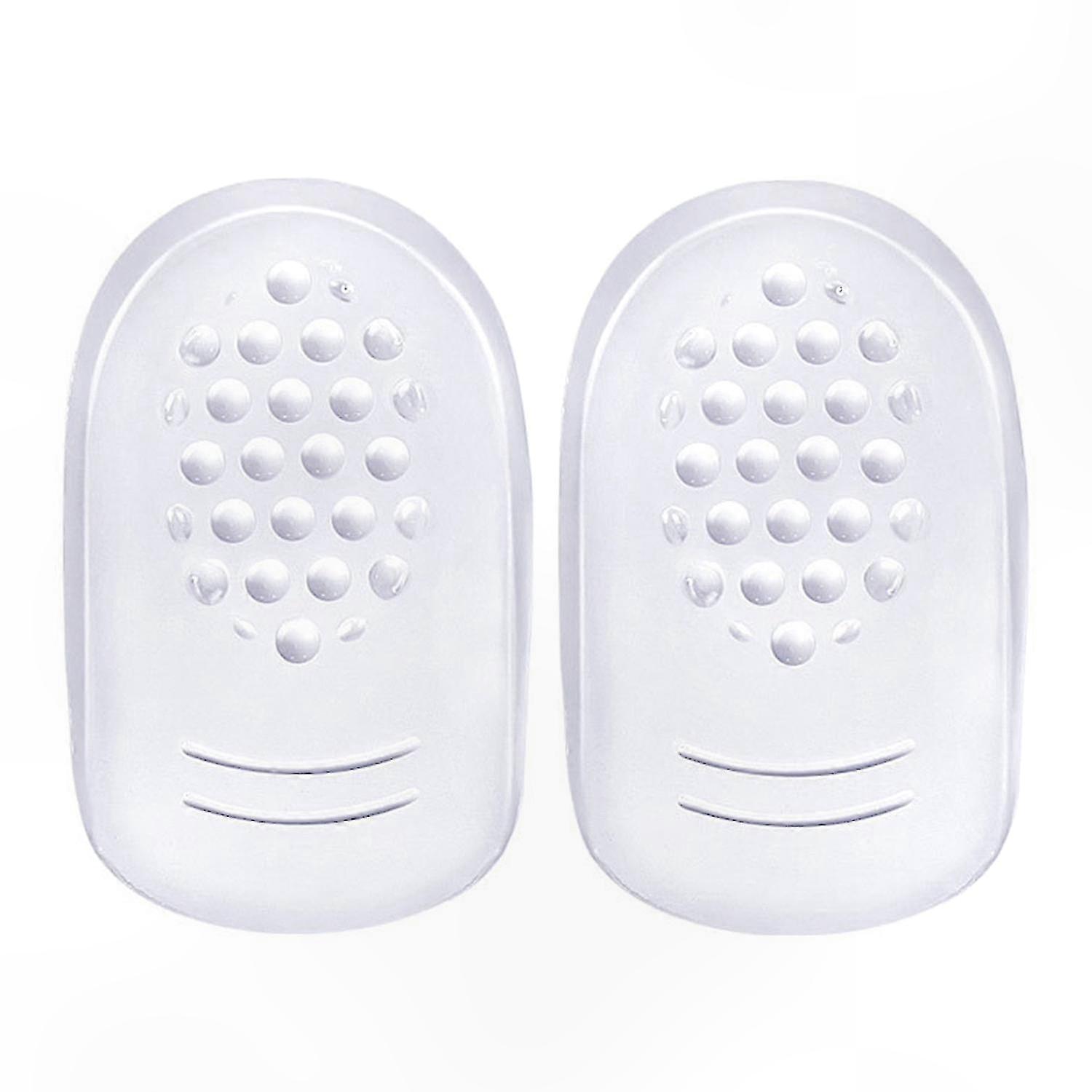Soft Bounce Transparent Heel Protectors, Thickened Elastic Anti-Friction Invisible Cushioned Pads for Comfort