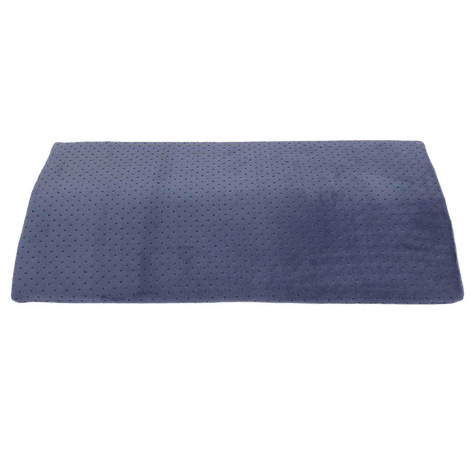 Pregnancy Waist Support Pillow Triangle Structure Memory Foam Lower Back Pillow for Side Sleeping Navy Blue