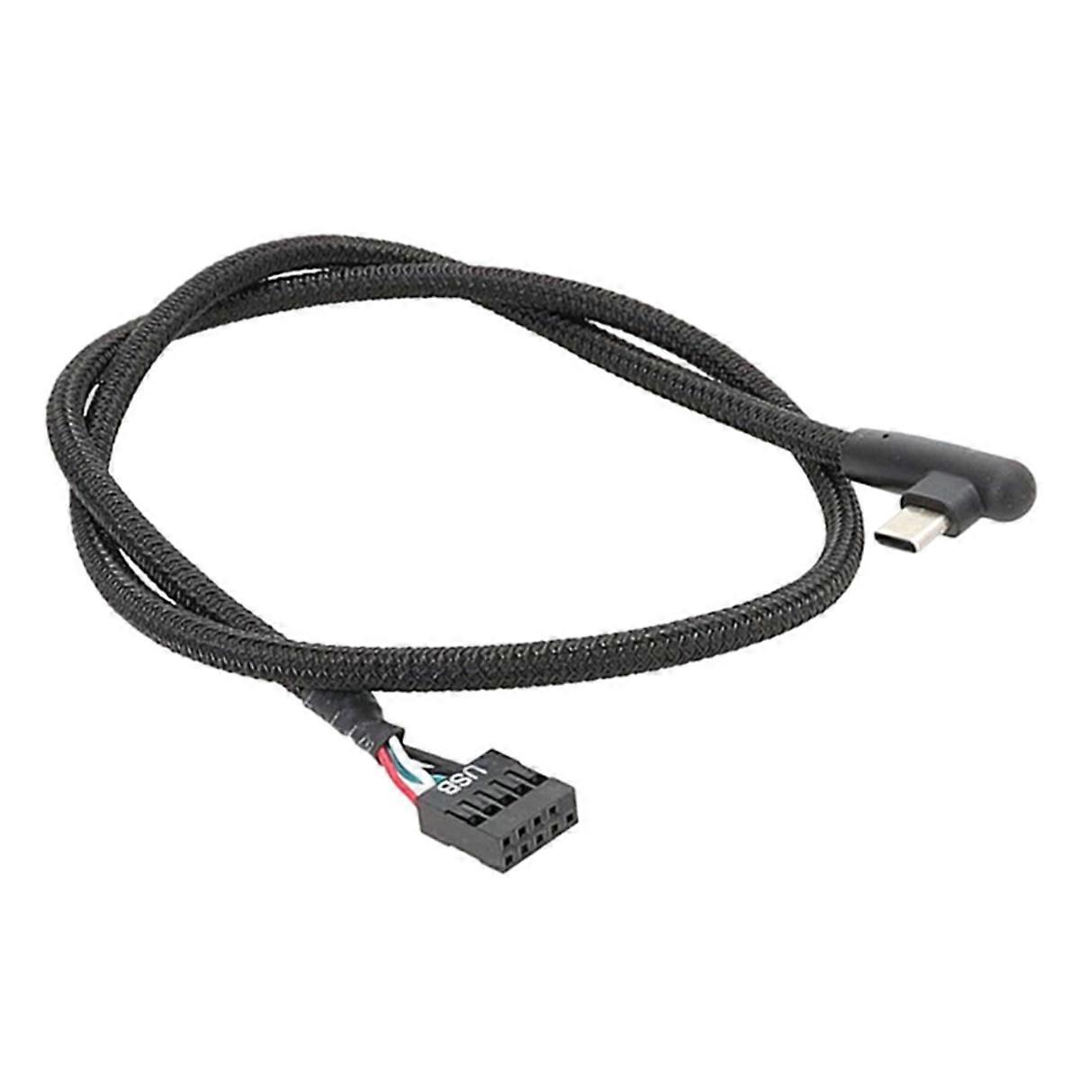 1Pcs USB 9Pin to Type C Cable for Enhances Stability and Speed 60CM