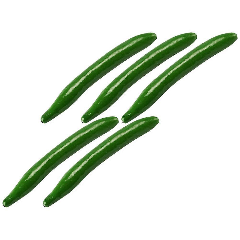 Lifelike cucumbers Decoration with High Simulation Design for Photo Props and Kitchen Decor Green Foam