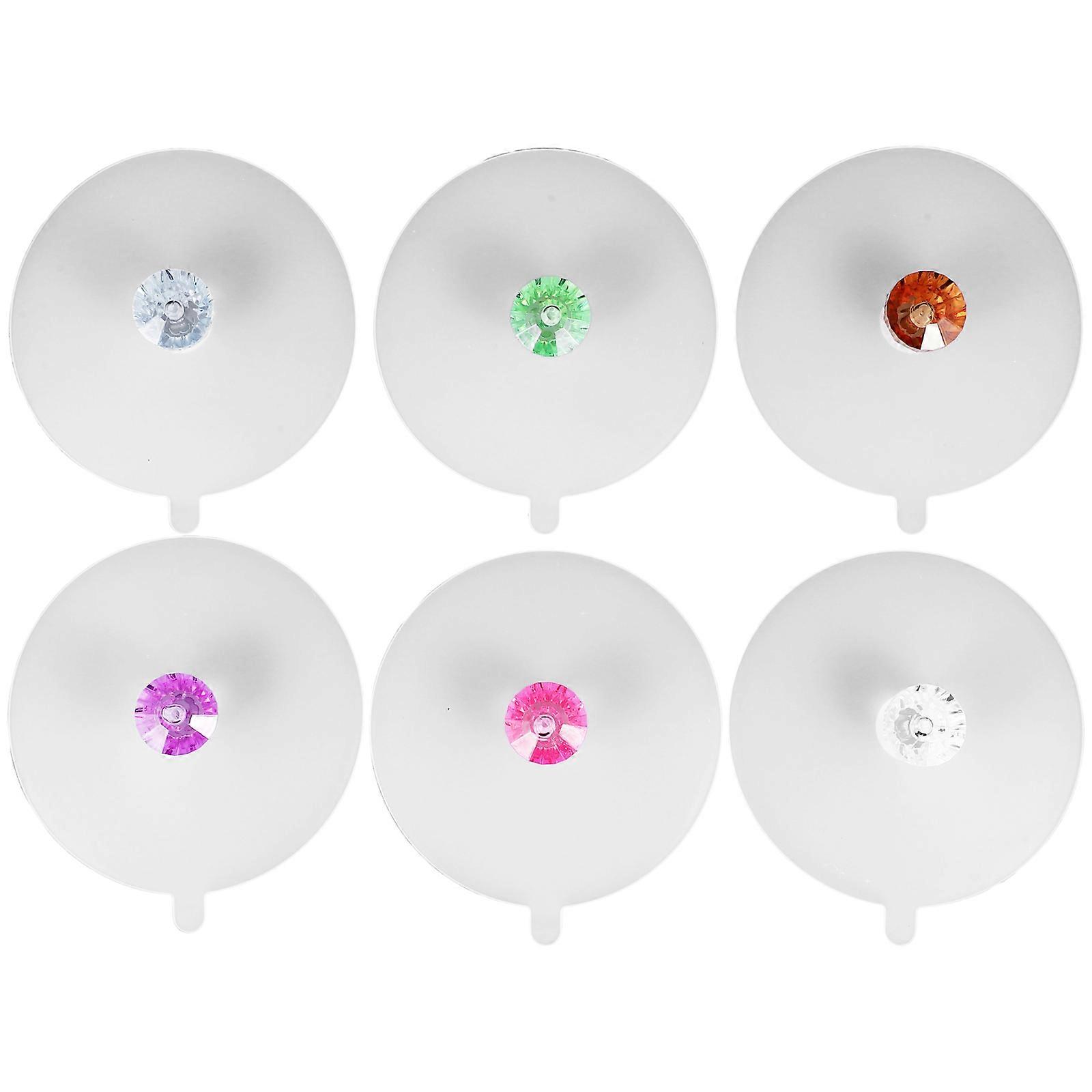 Silicone Mug Cover with Diamond Design for AntiDust Home Office Use Assorted of 6pcs 12CM