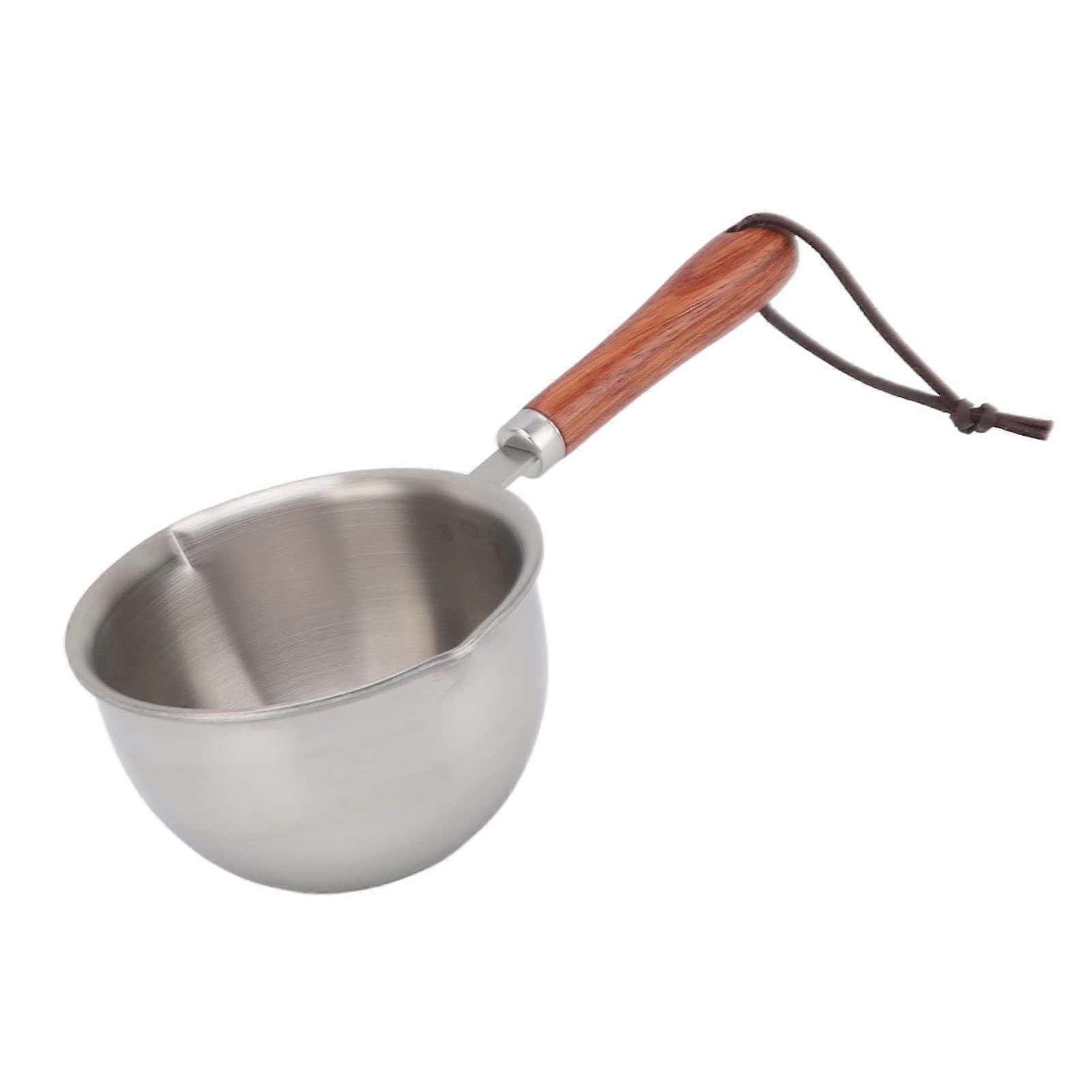 Mini Butter Warmer Pan, Non-Steel Quick Oil Warmer, Small Milk Pot 200 x 57 x 53 mm for Family Use, Durable Design