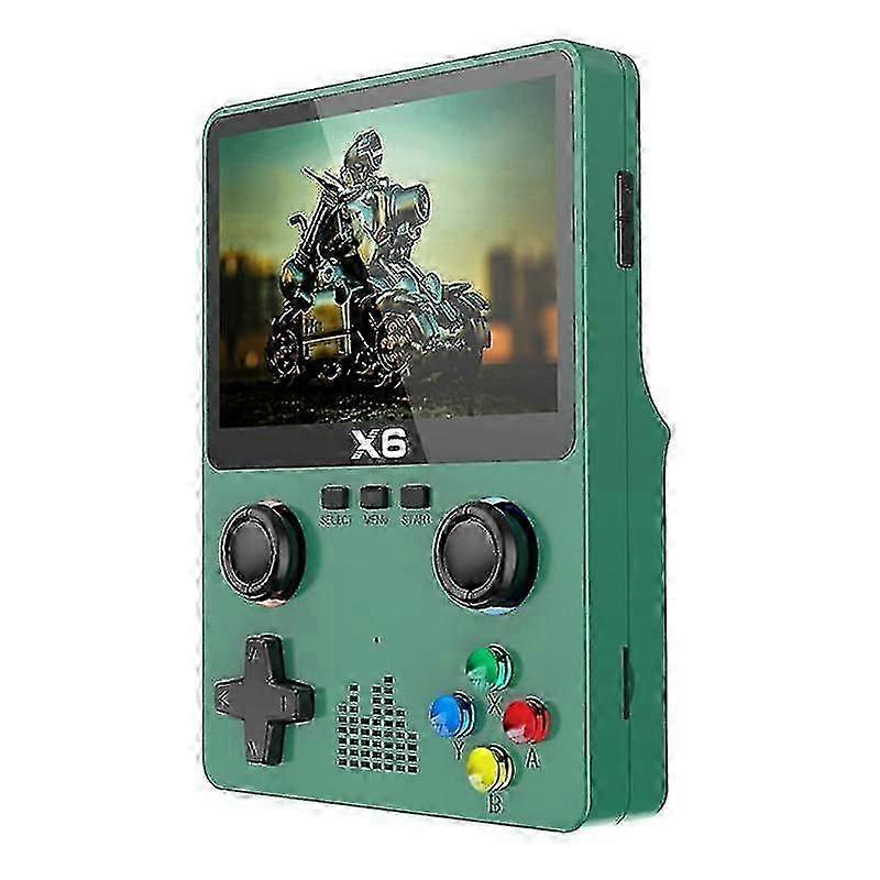 Portable X6 Kids' Gaming Console with 3.5" IPS Display - 11 Retro British Games