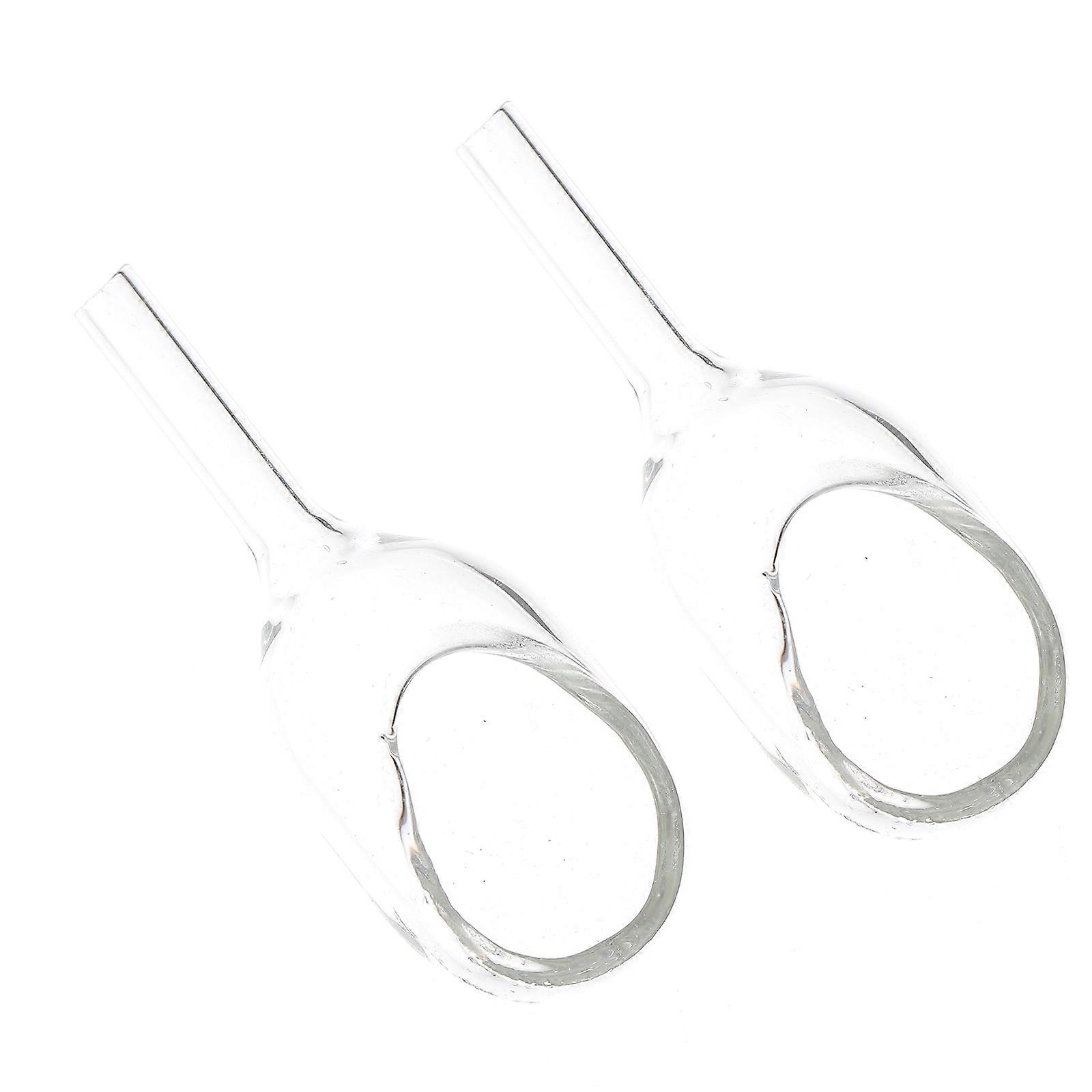 Transparent Glass Weighing Funnel Set For Laboratory Use With Round Weighing Boat Design 2Pcs