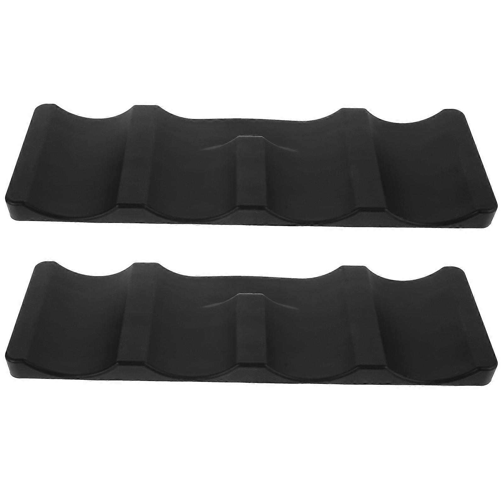 2pcs Silicone Can Pads for Beer Bottle Storage Drink Holders with Stacking Mats