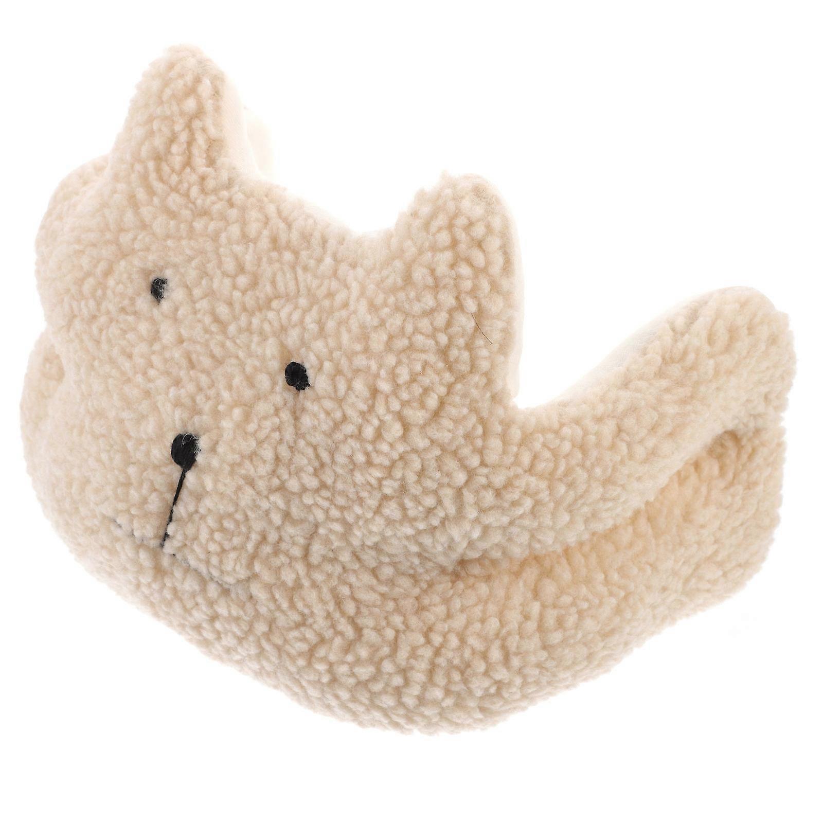 Door Protector Bear Shape Noise Reduction Safety Stopper For Child Safety 39x16.5cm 1Pcs