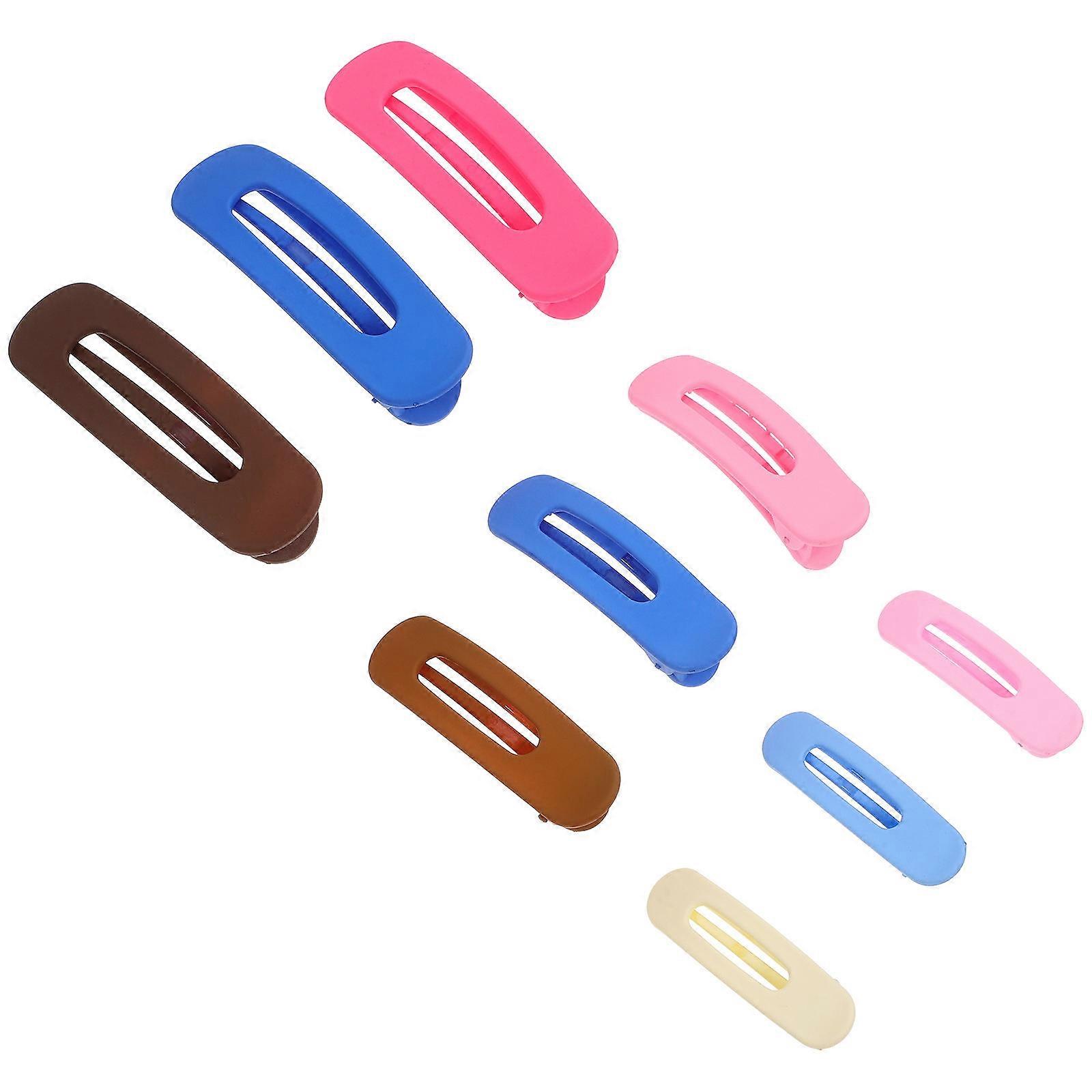 Gradient Color Hair Clips Set Non Slip Duckbill Styling Clips for Women, Versatile Hair Accessories for Chic Looks