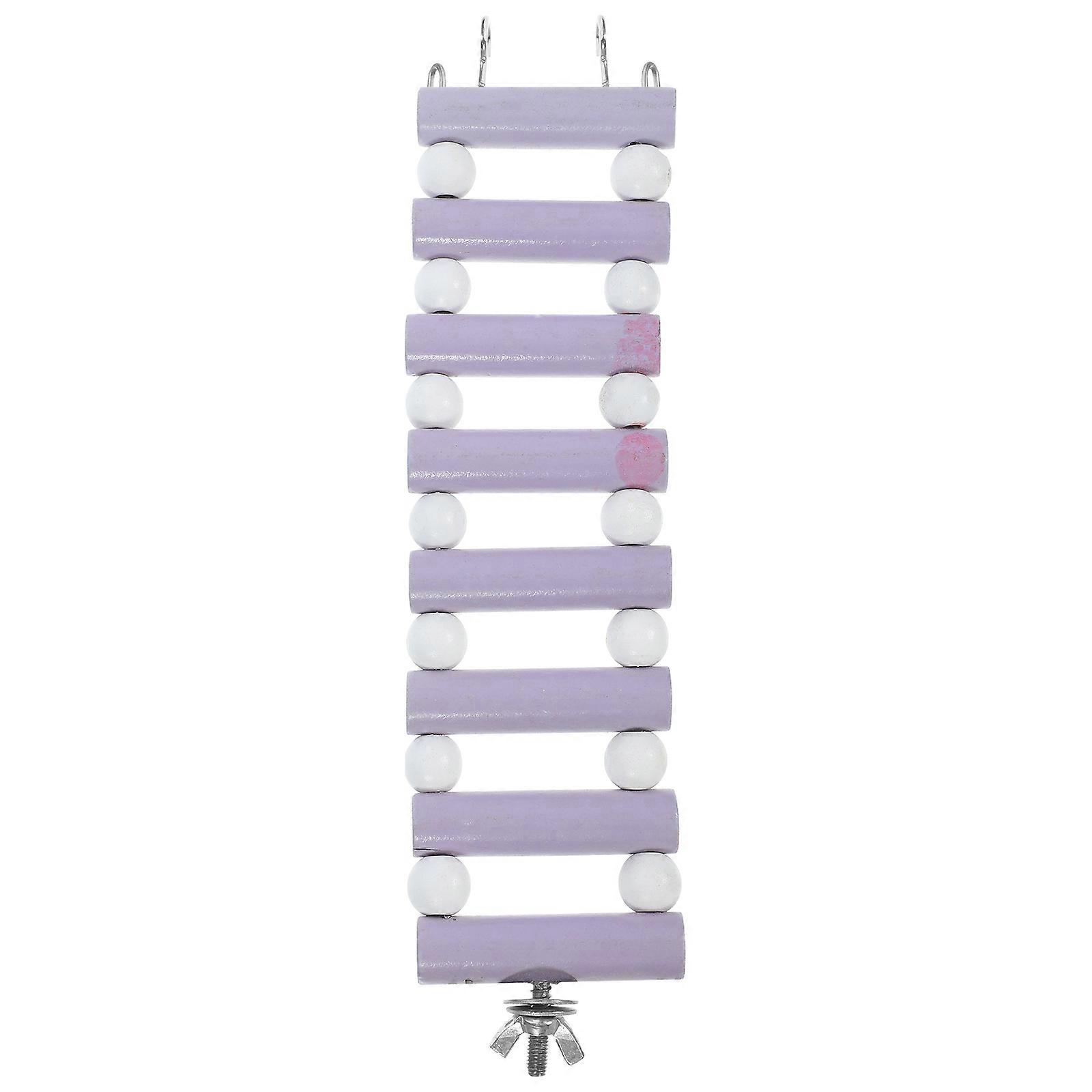 Small Animal Climbing Ladder Bridge Toy Made Of Wood Ideal For Hamsters And Rats 1 Set