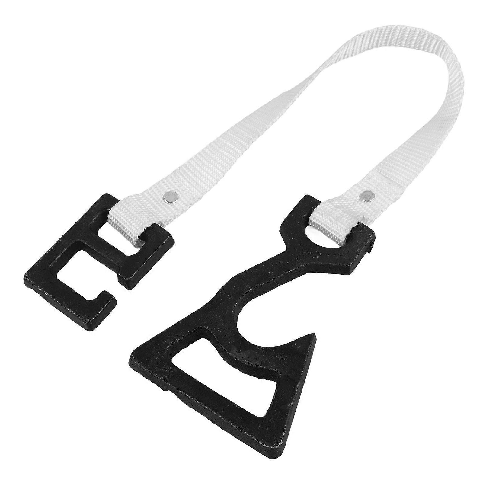 Heavy Duty Hose Strap Hook For Firefighter Equipment And Hoses Made Of Cast Iron And Canvas With Supports 1Pack