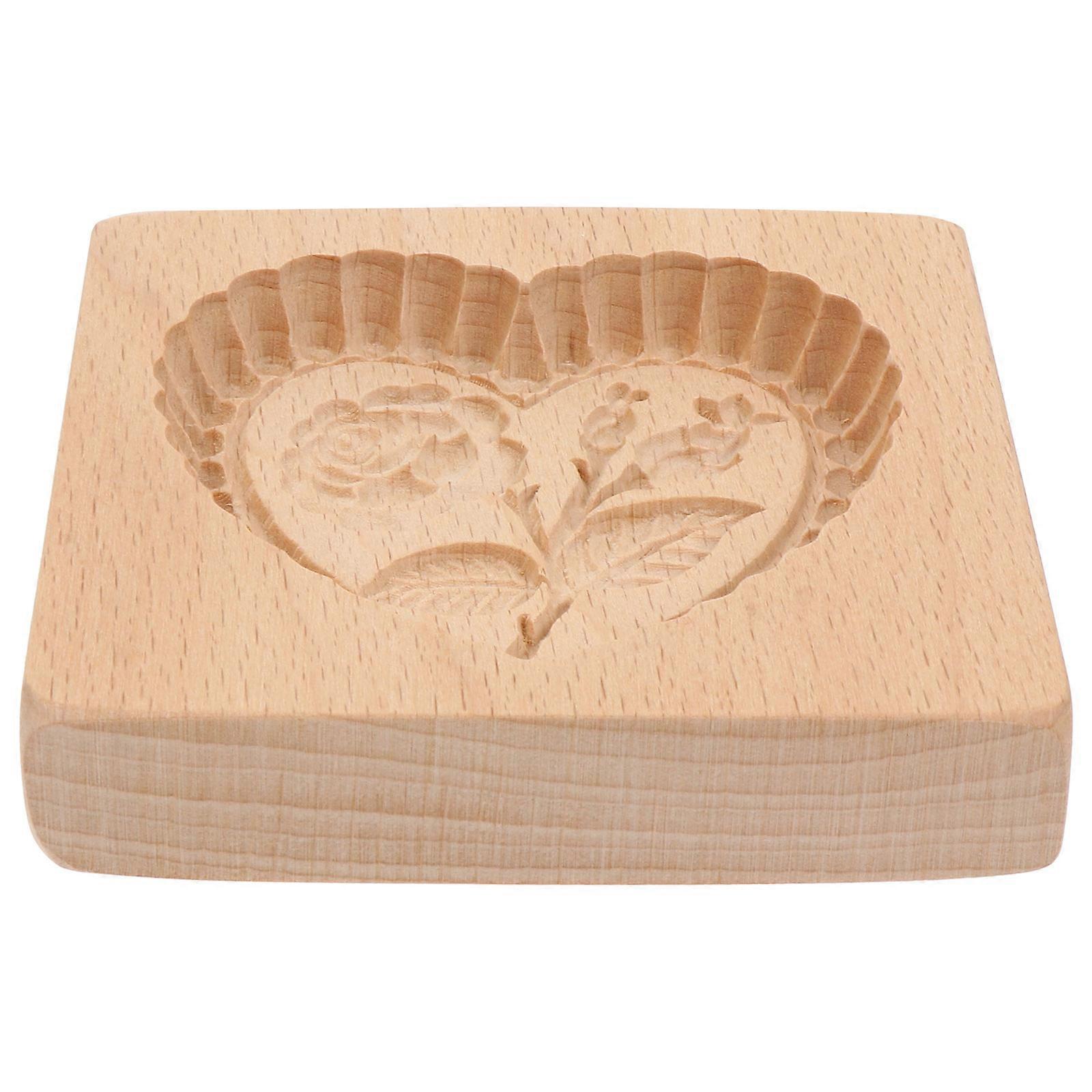 Baking Tool 1Pcs Household Cookie Making Tool Khaki Log Material For Simple Design