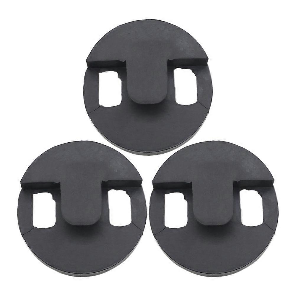 Black Round Cello Mute Rubber Silencer Set for Noise Reduction Sound Dampener for Quiet Practice & Rehearsals, Violoncello Accessory (3pcs)