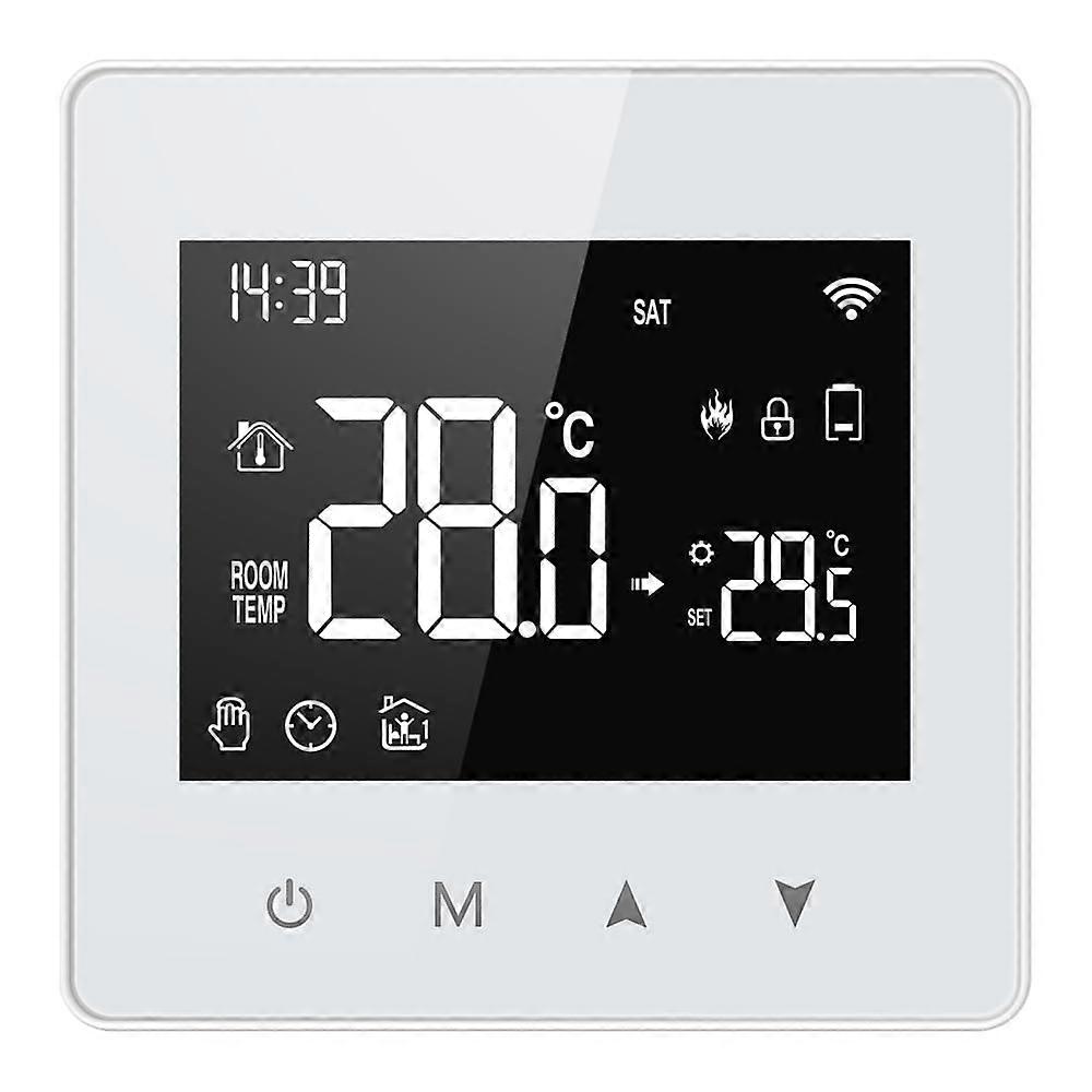 Smart Thermostat 7-Day Programmable Touch Screen, 1 Heat/1 Cool, App Control for Energy Saving