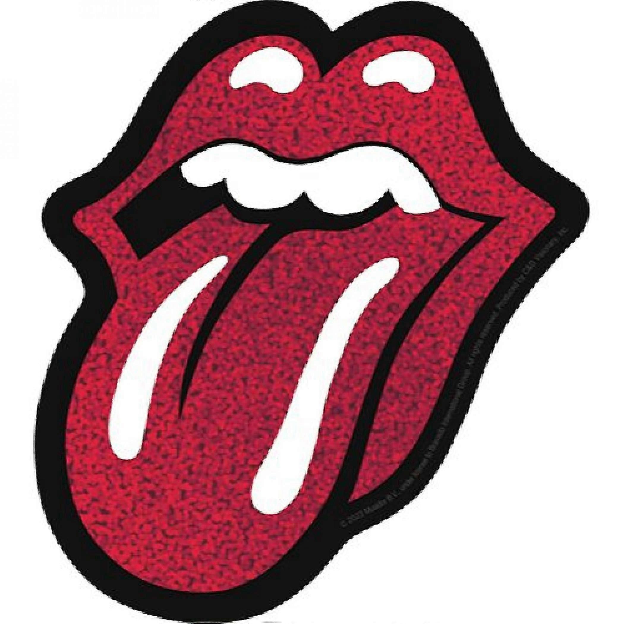 Rolling Stones Glitter Tongue Logo 4.5"x5" Stickeri