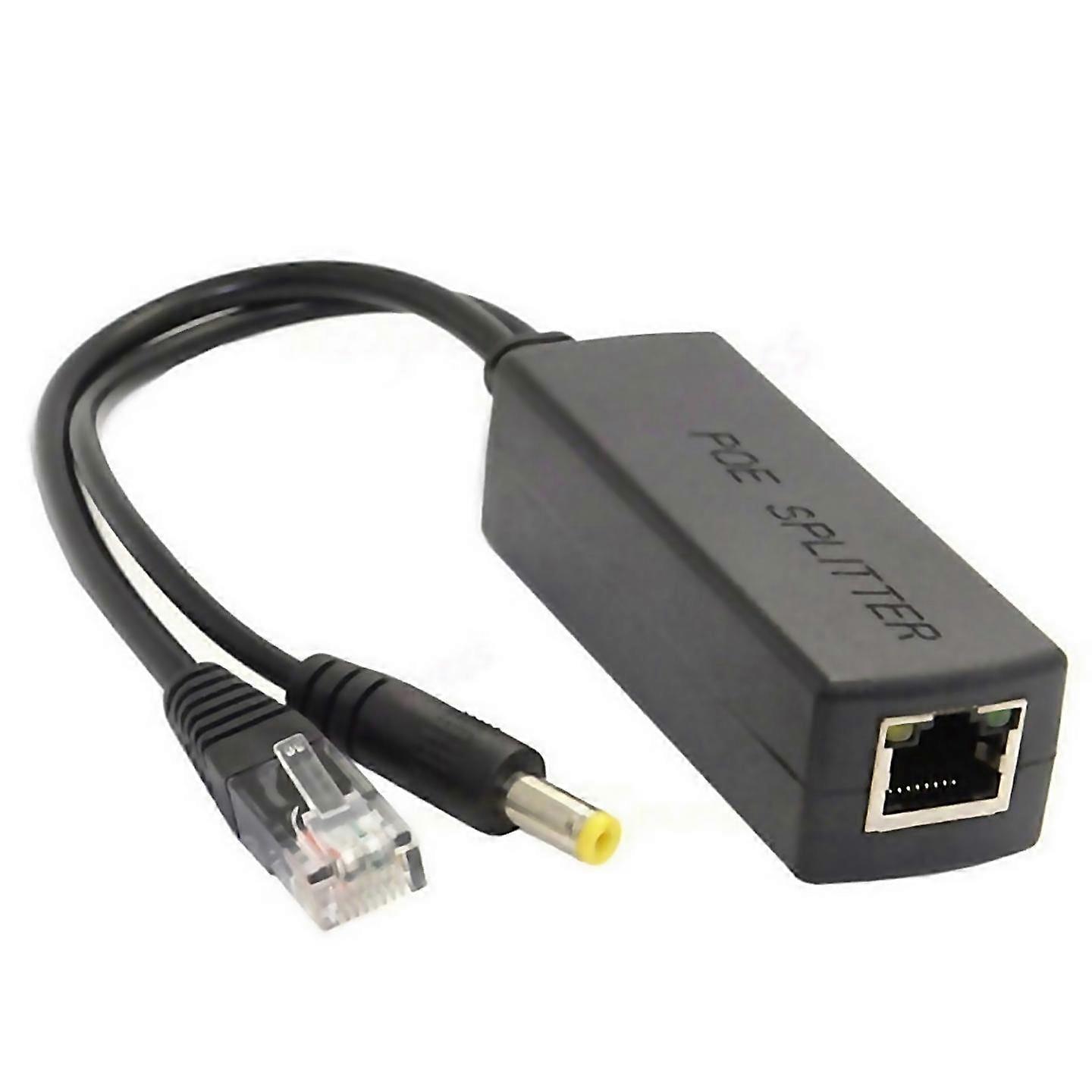 For gigabit mini poe splitter 101001000mbps poe splitter dc output 12v power over ethernet ieee 8023