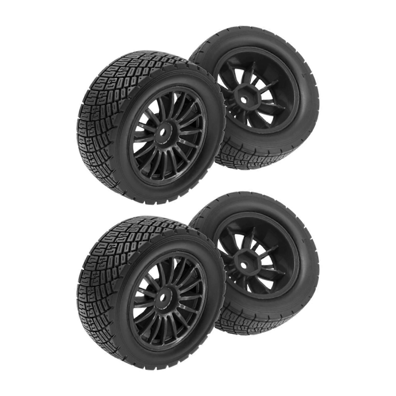 4 Pieces 1/10 RC Tires Nylon W230 Upgrade Parts Easy to Install RC Modification