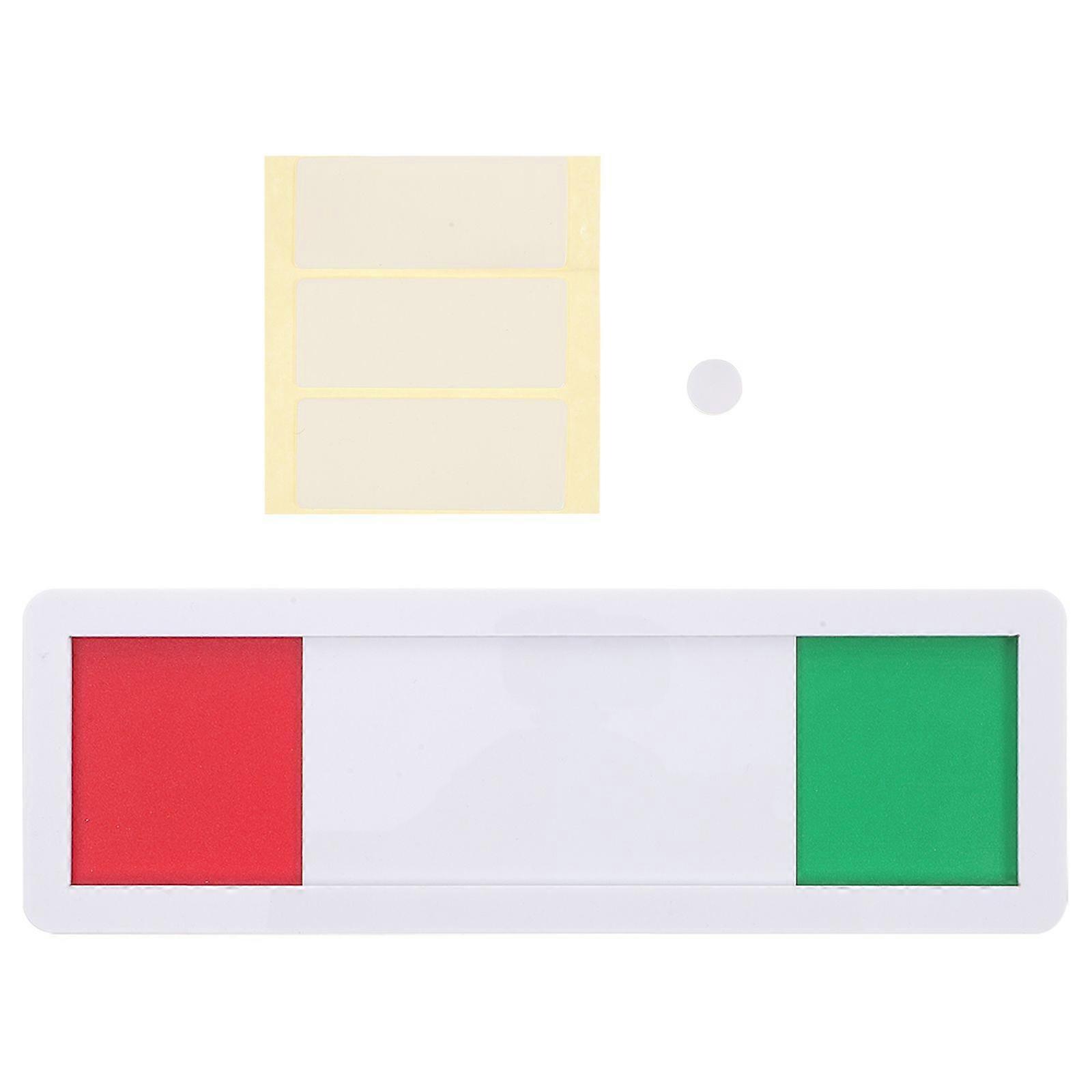 Conference Room Open Closed Slide Door Sign Slider Door Privacy Indicator