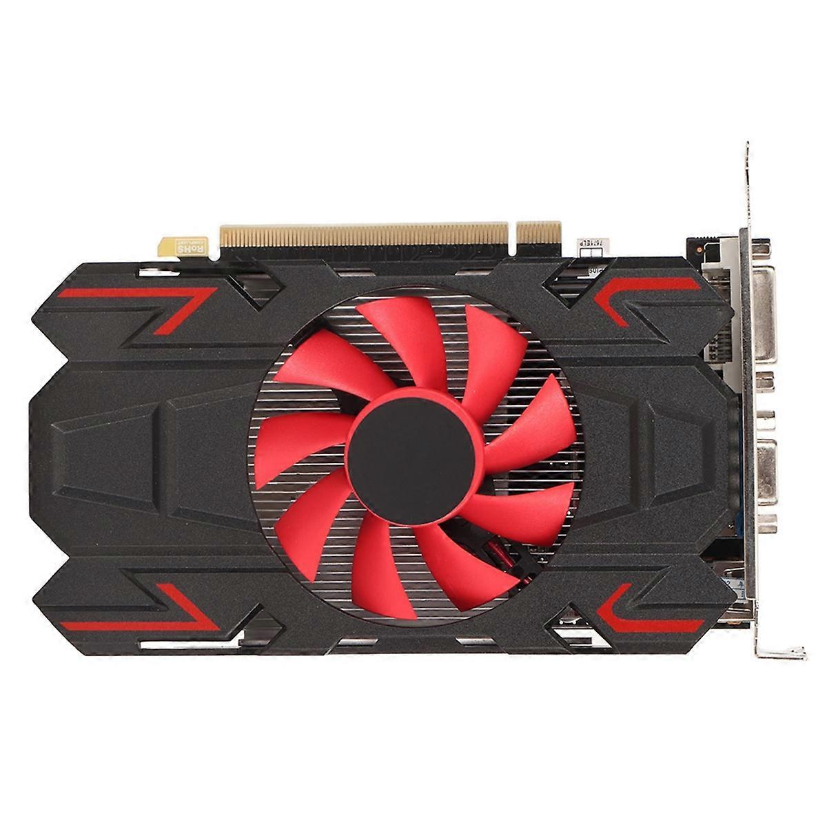 Gaming-Grafikkarte Einfach zu installieren HD7670 4 GB DDR5 128-Bit-Plug-and-Play-Grafikkarte Geräuscharm Q