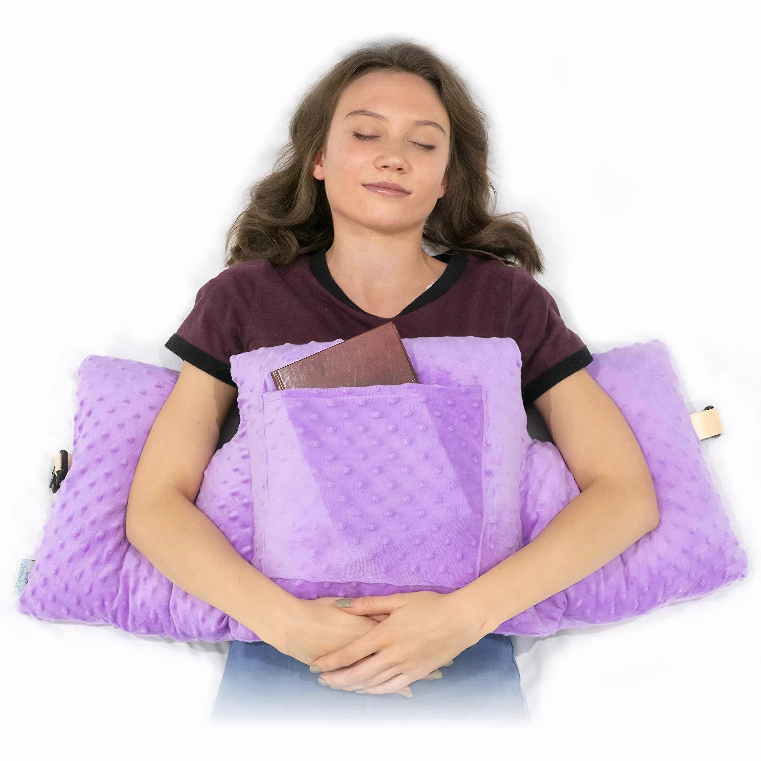 Hysterectomy Pillow,Post Mastectomy Pillow with Pocket for Ice/Hot Pack