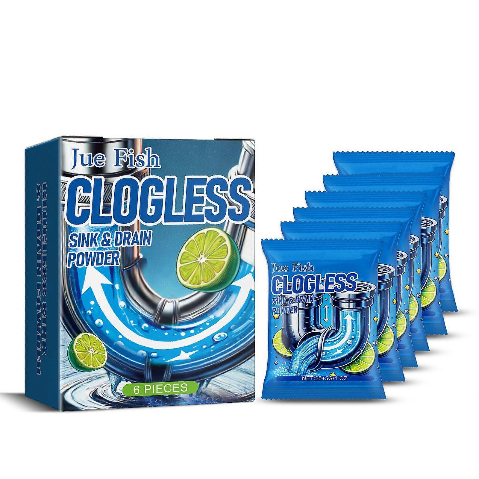 Pipe dredging powder cleans and dissolves sewer drain pipe powder oil blockage deodorizing powder