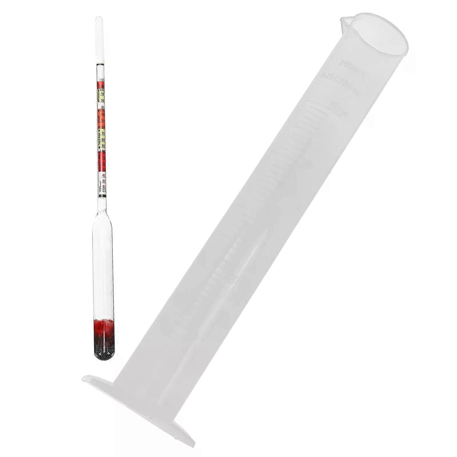 Triple Scale Hydrometer Alcohol Meter Making Supplies Distilling Brewer Tester Beer Brewing Kit Moonshine Still Pcs