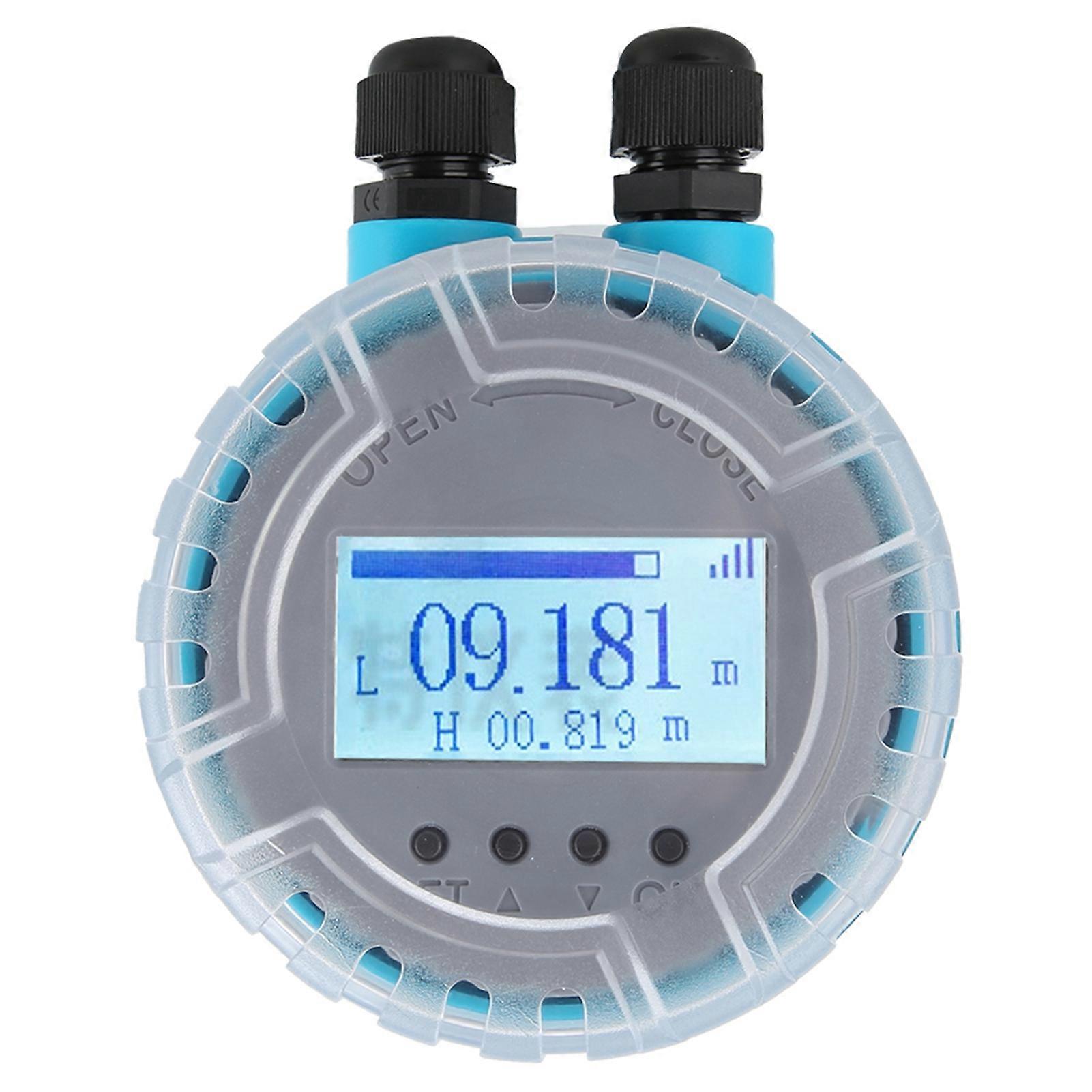 Digital Ultrasonic Level Meter 0-5m LED Display 4-20mA 24V