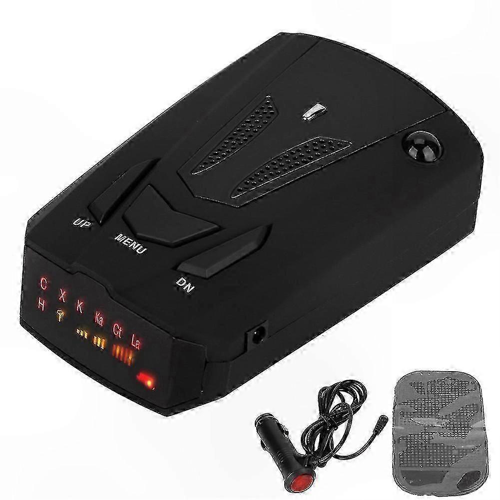 360 GPS Radar Detector with 16 Bands, Voice Alerts for Speed Safety, Black SZRH A-DS