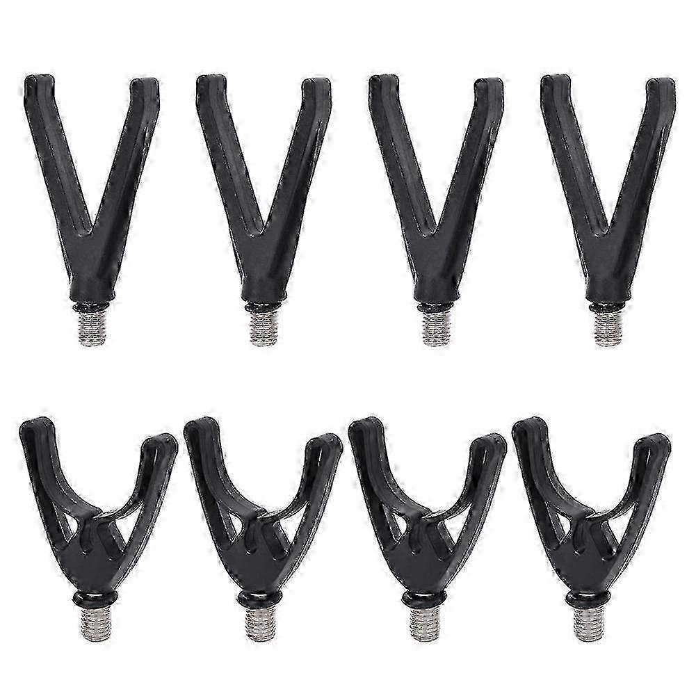 8PCS Durable Flexible Plastic Fishing Rod Alarm Holders for Secure Bite Detection