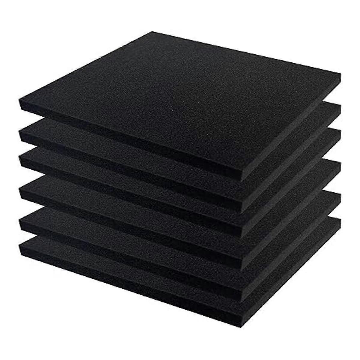 6 PCS Polyurethane Foam Sheets Foam Pads for Case Packaging Toolbox Cuttable Crafts Foam Pads, 40X30X3cm