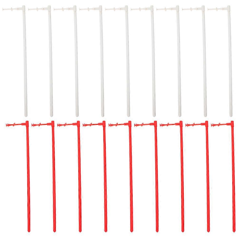 Assorted Color 40Pcs Windmill Stick Accessories Perfect For DIY Projects And Family Activities