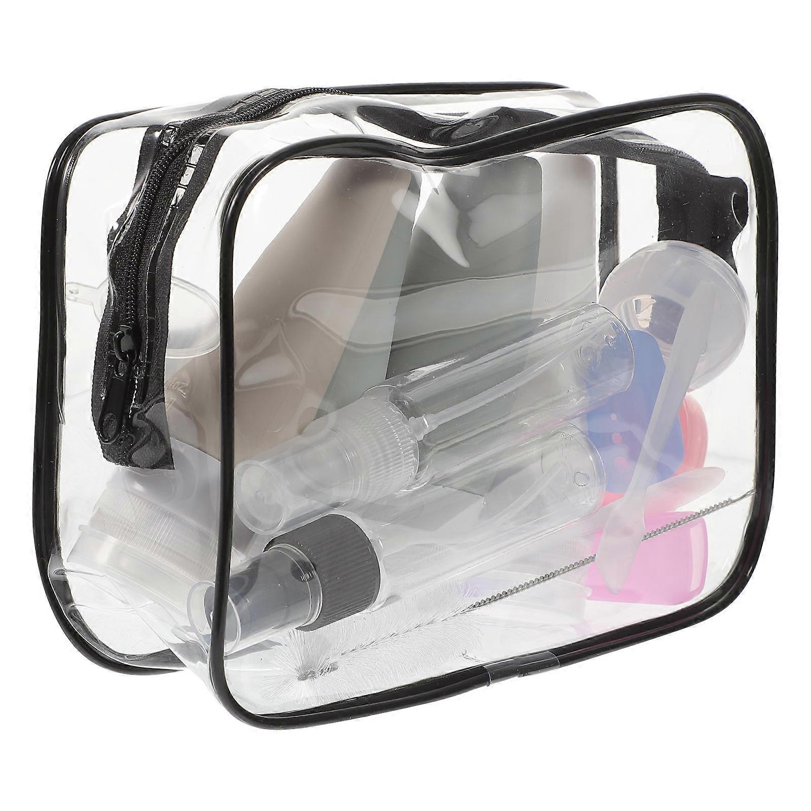 Refillable Lotion Containers Travel Bottles Lightweight Portable Skincare Holders with Tools for Business Trips and Travel