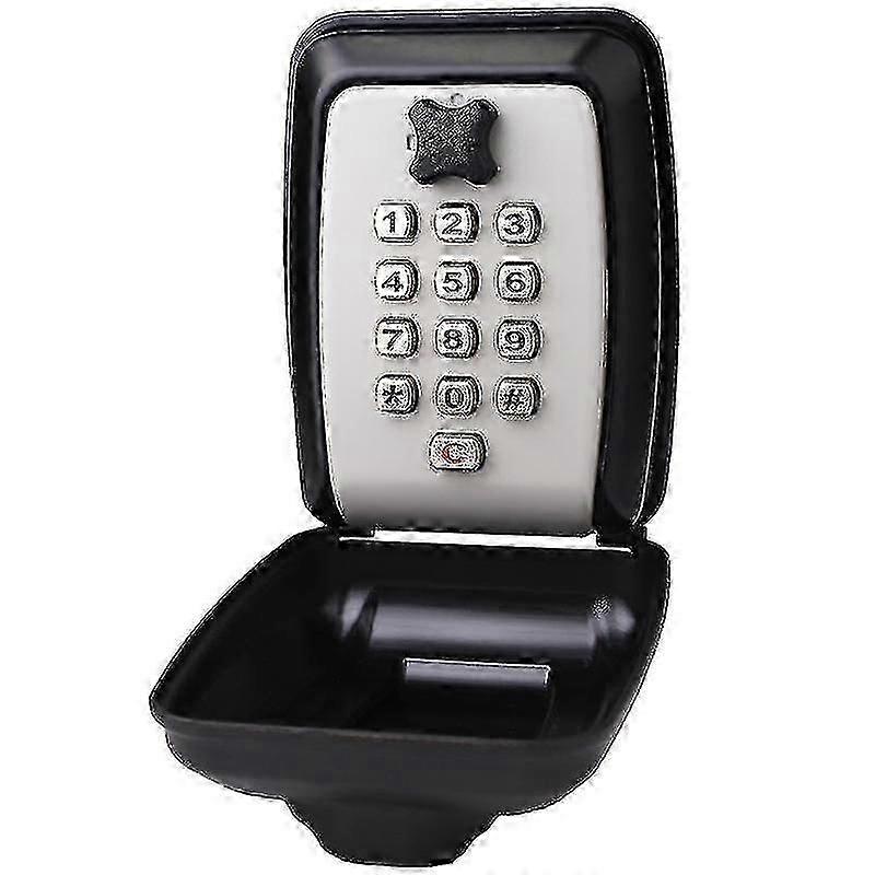 Key Lock Box Extra Large Push Button Combination Key Box Outdoor Key Wall Mounted Lockbox With 12 Compartments for Home Shed or Garage Organization​