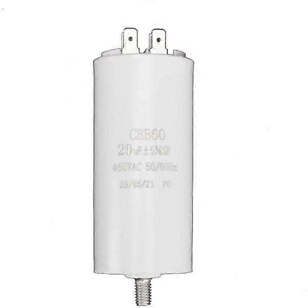 20UF CBB60 Cast Capacitor with Double Insert (with Screw Bottom) Capacitor Motor Operation Starting Capacitor Frequency 50/60Hz 450VAC