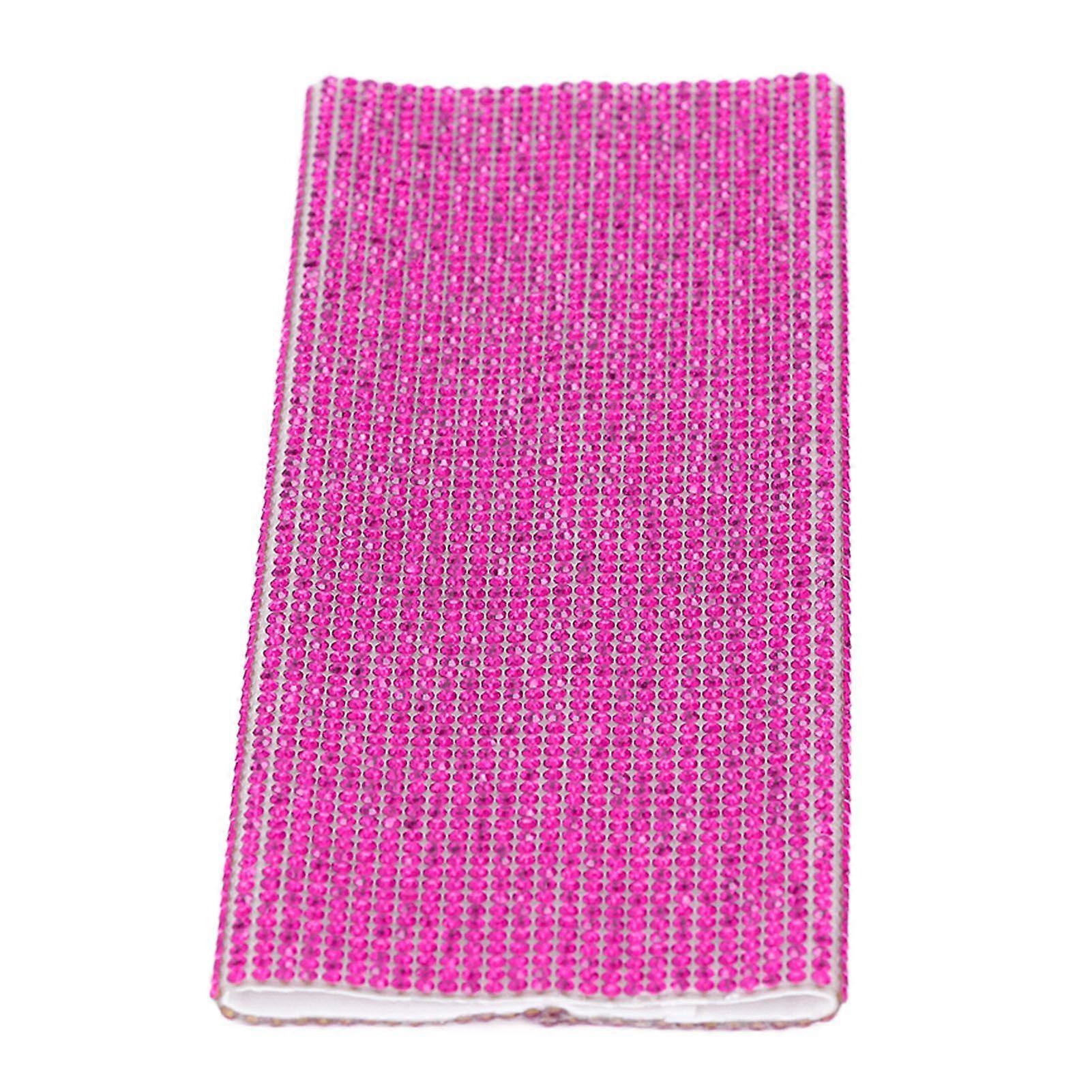 Mic Handle Sleeve Rhinestones Universal Sparkling Microphone Handle Body Cover for Stage Shows Bars Rose Red