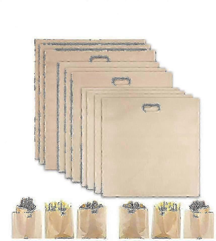 2025 Eco-Friendly Reusable Toaster Bags - Non-Stick & Washable (Pack of 10)