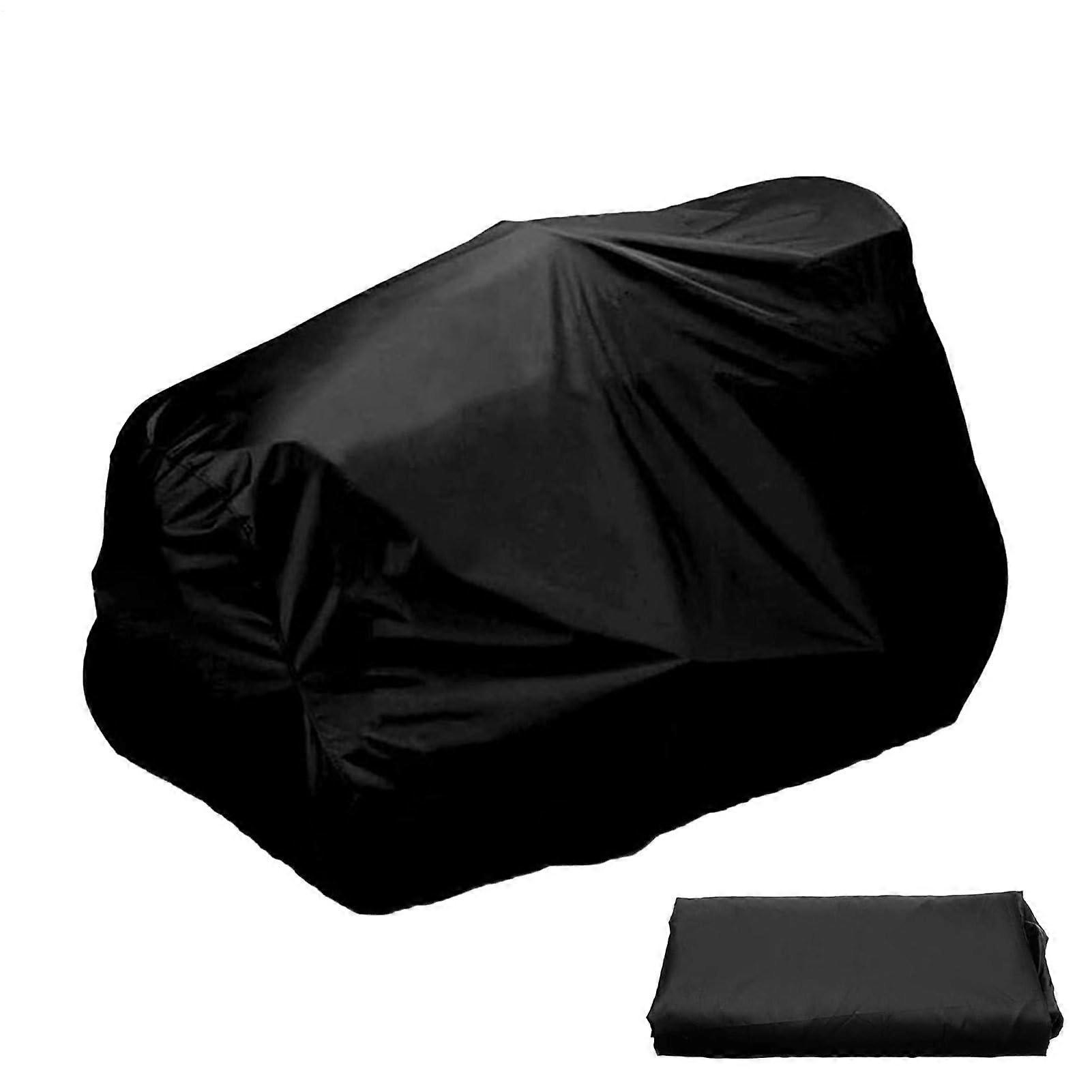 Lawn Mower Cover Waterproof UVResistant Dustproof Shield Tractor Protector with Storage Bag Fits Garden Equipment