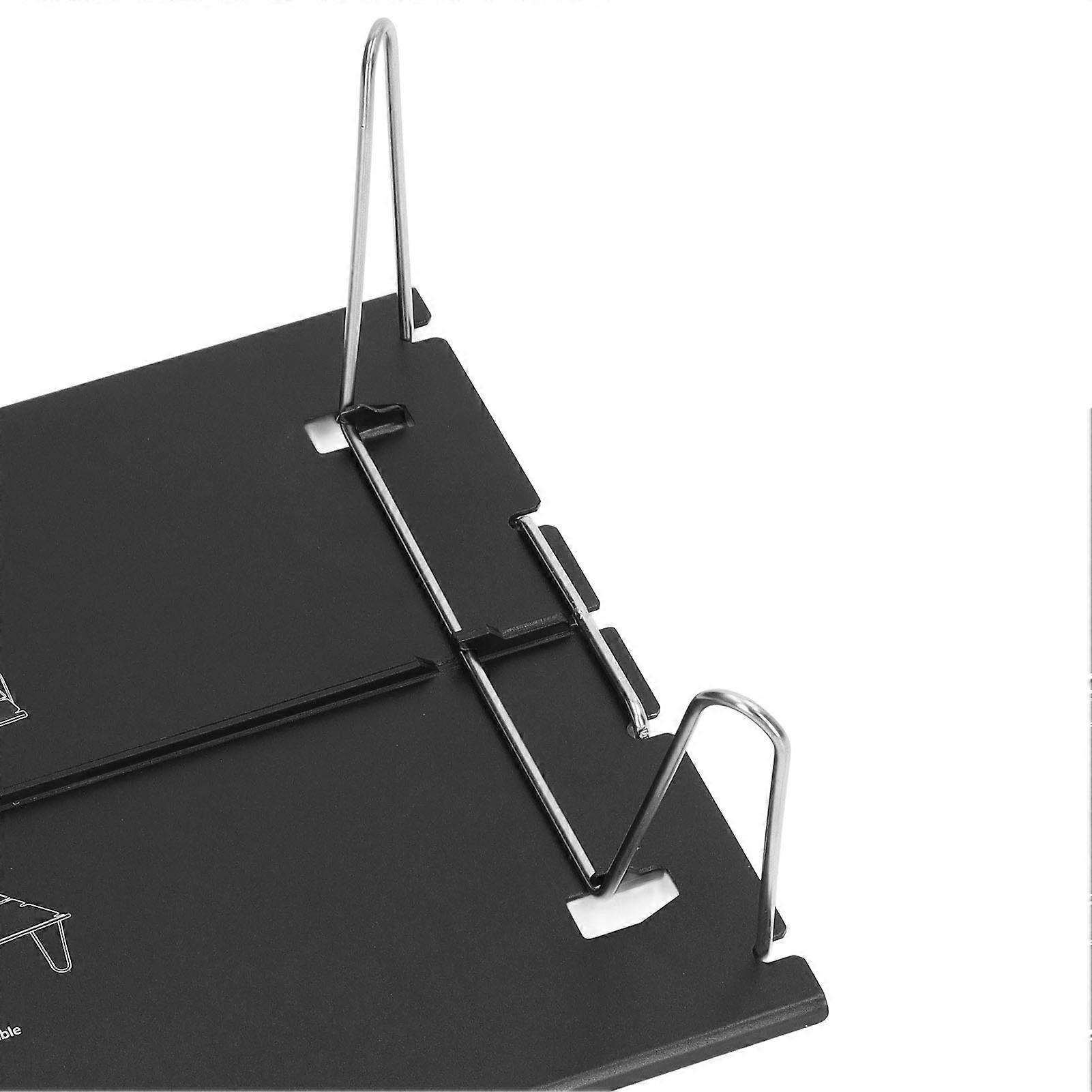 Outdoor Folding Camping Table Portable Aluminum Alloy Ultra Light Mini Multi-function Folding Table Black