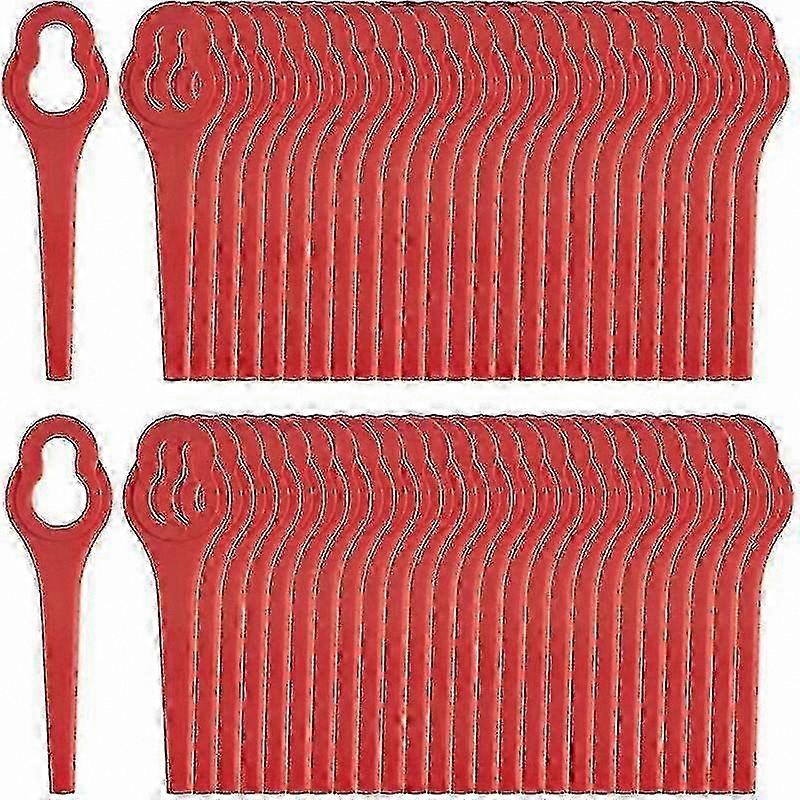 50 Replacement Blades for Cordless Edgers, Compatible with Various Models, Durable and Sharp Cutting Tools