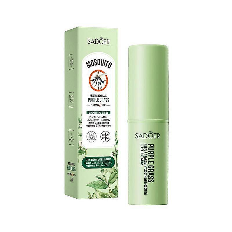 Mosquito Bite Itch Relief Stick, Natural Comfrey Herbal Mosquito Repellent Stick for Soothing Reduce Pain and Itch, Plant-Based, Travel Size